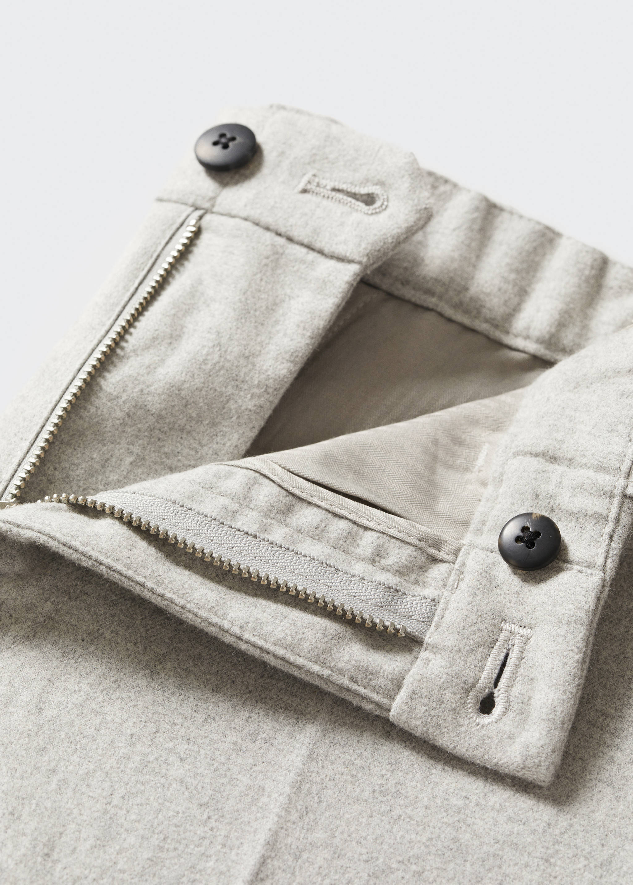 Pantalons slim fit cotó - Detall de l'article 8