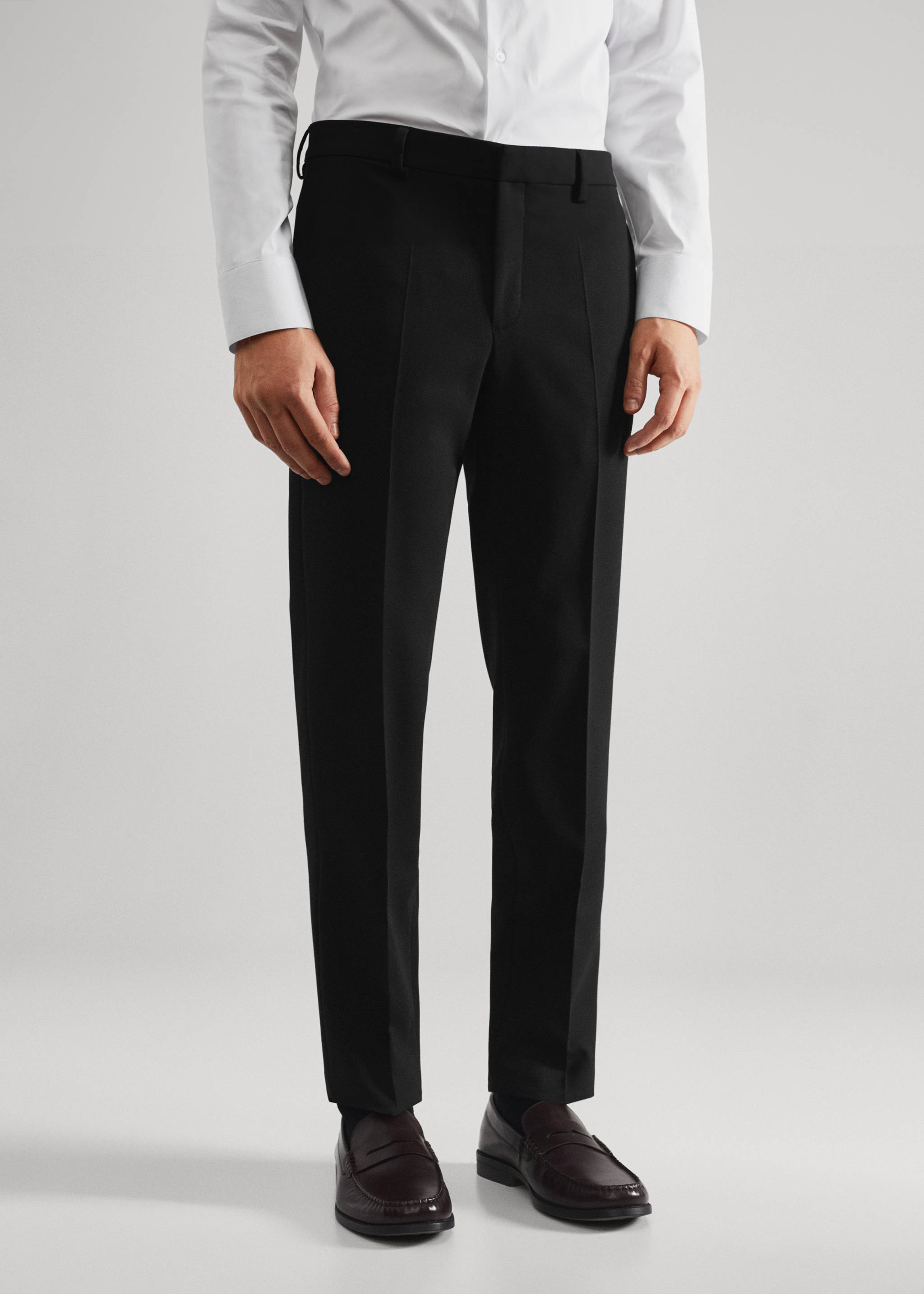 Pantalon de costume super slim fit - Plan moyen