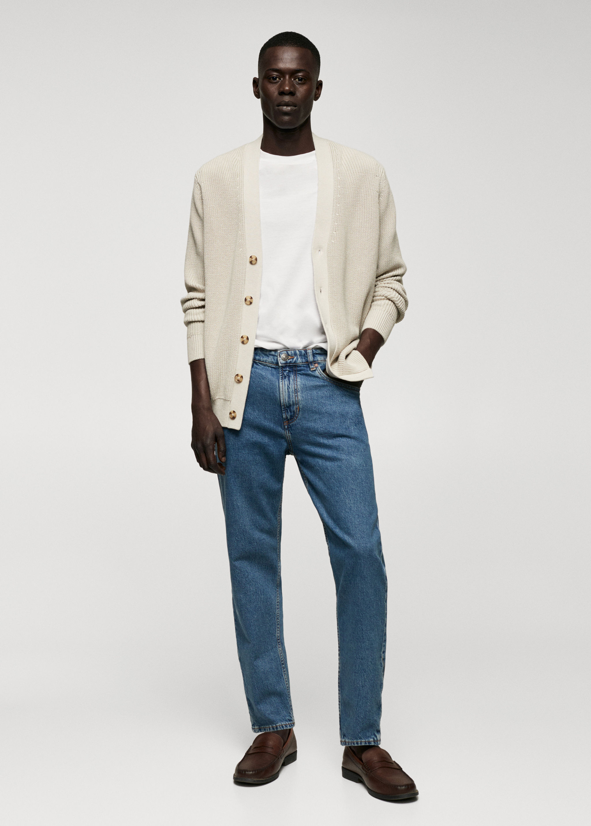 Jeans Ben tapered e cropped - Plano geral
