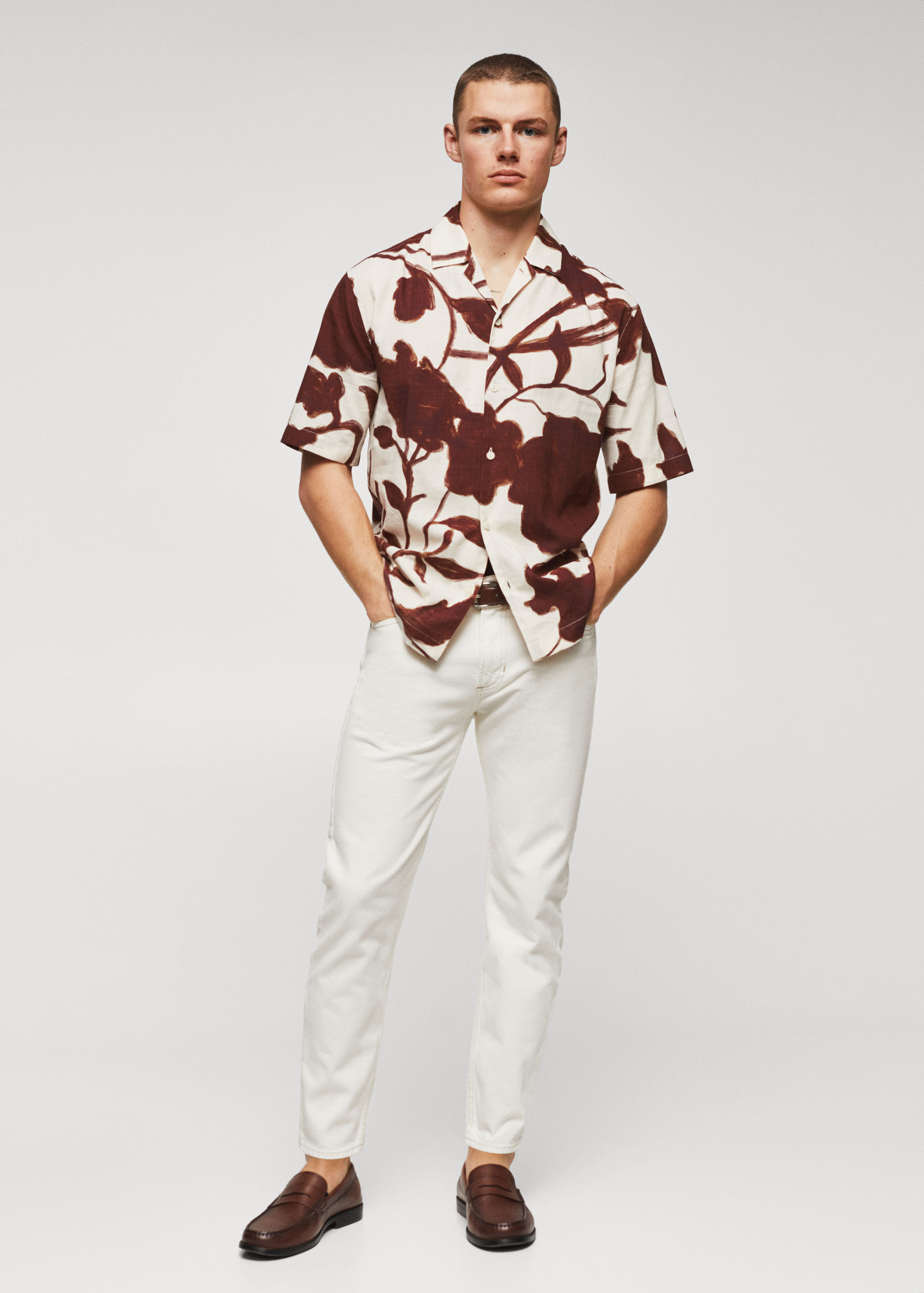 Jeans Ben tapered e cropped - Plano geral