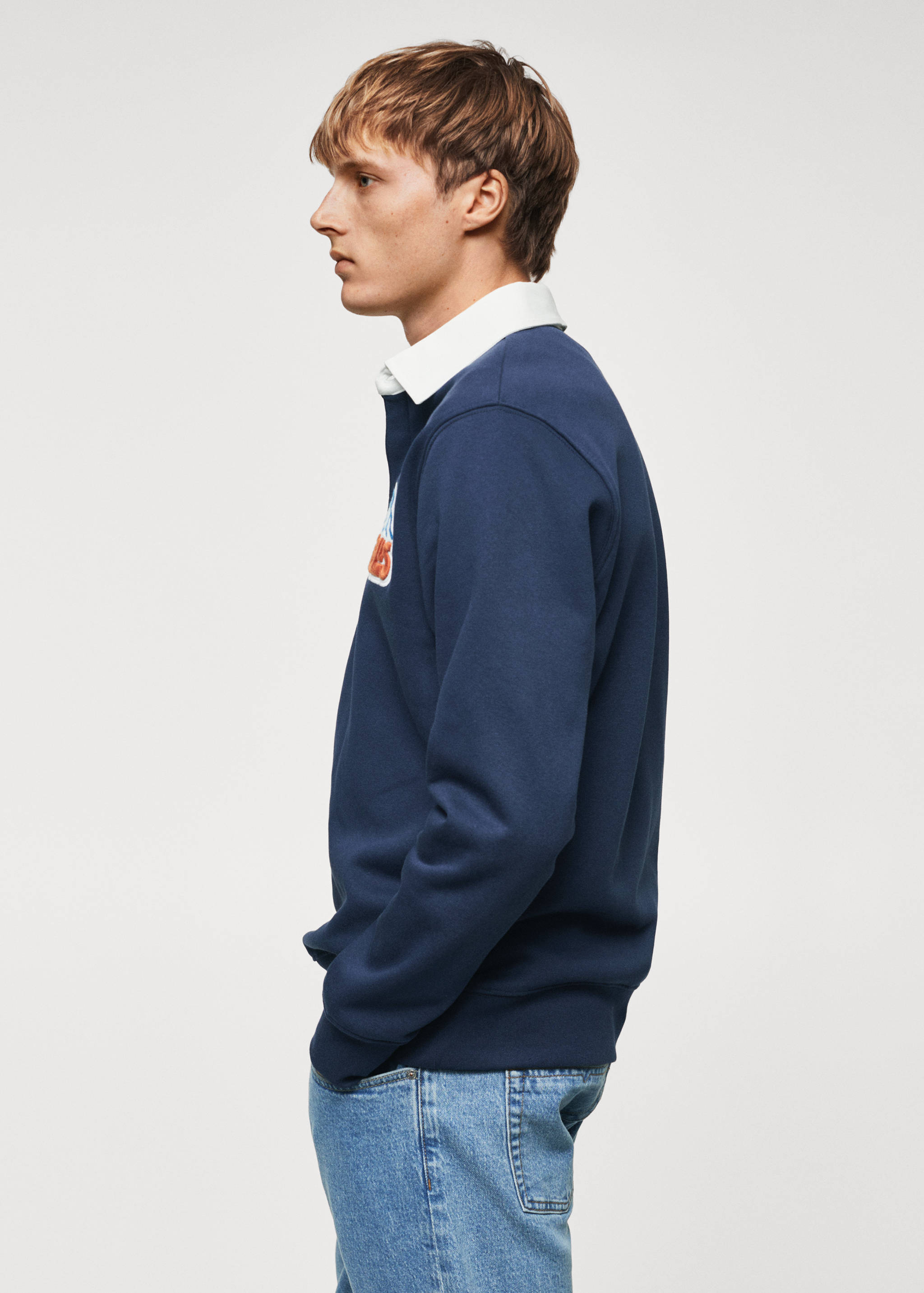 Embroidered cotton polo - Details of the article 6