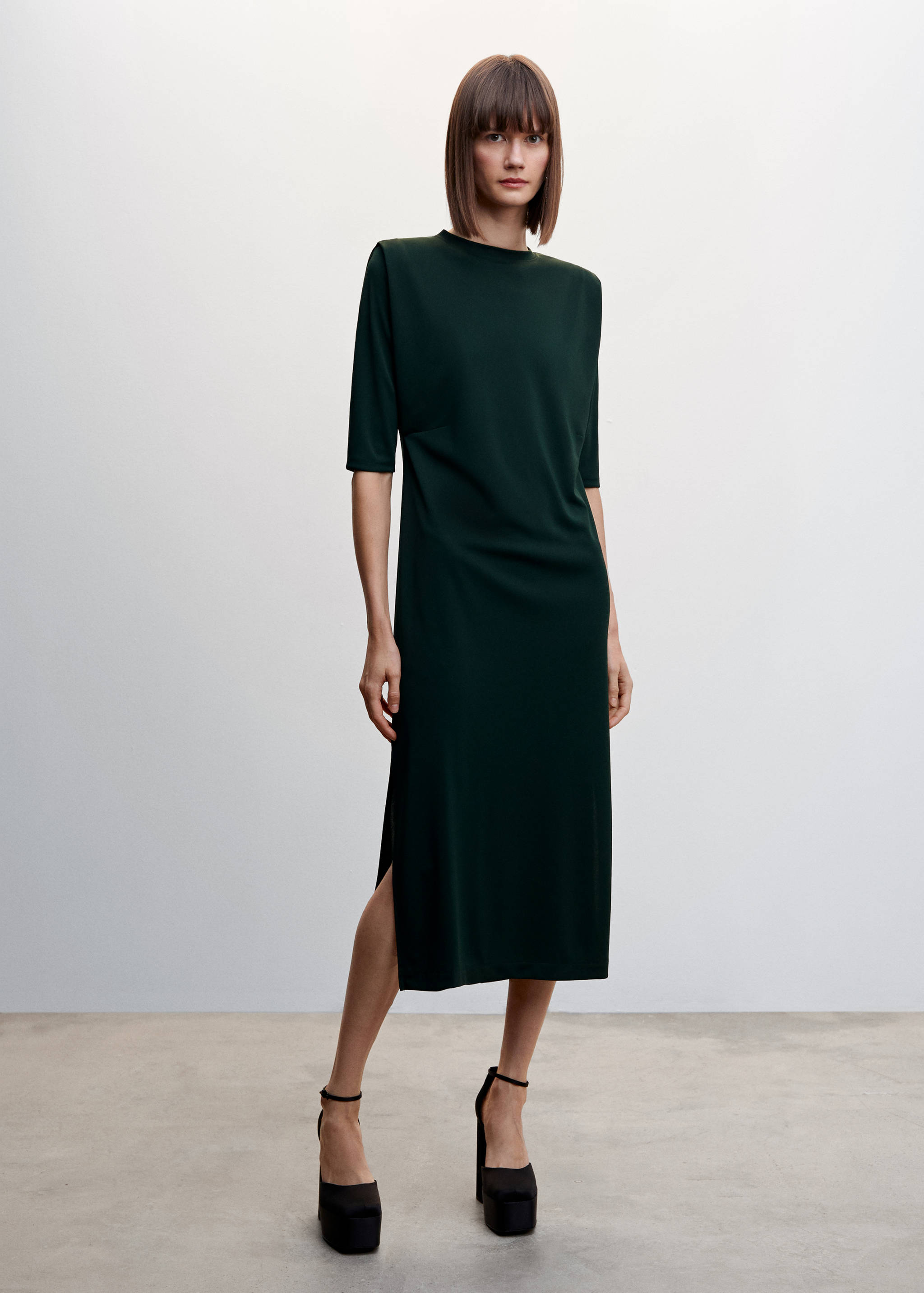 Robe manches courtes épaulettes - Plan général