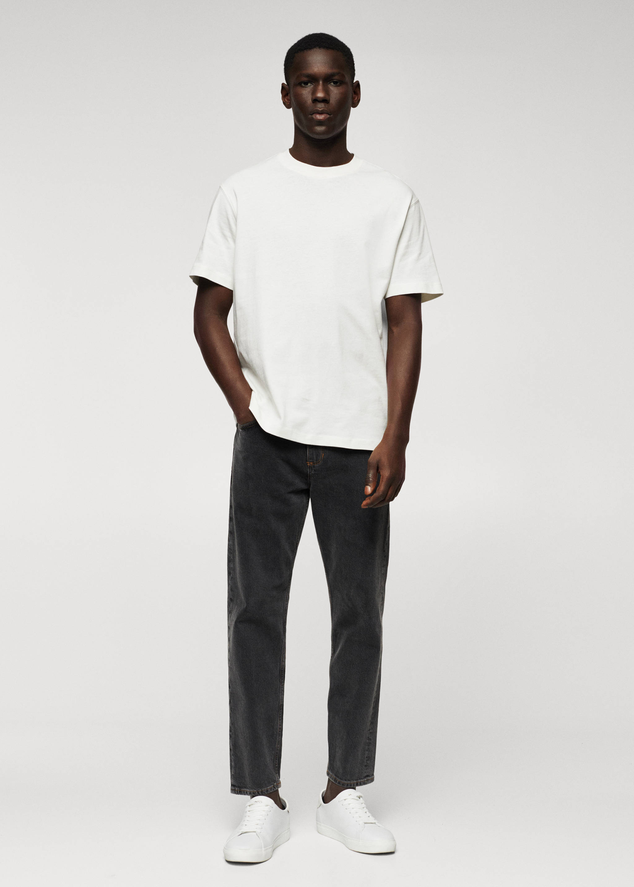 Samarreta cotó relaxed fit - Pla general