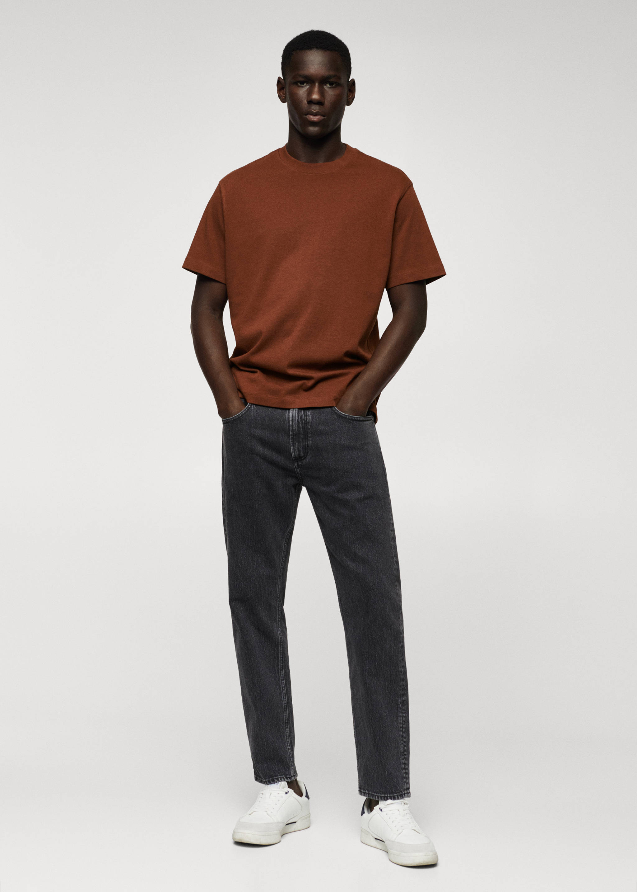 Samarreta cotó relaxed fit - Pla general