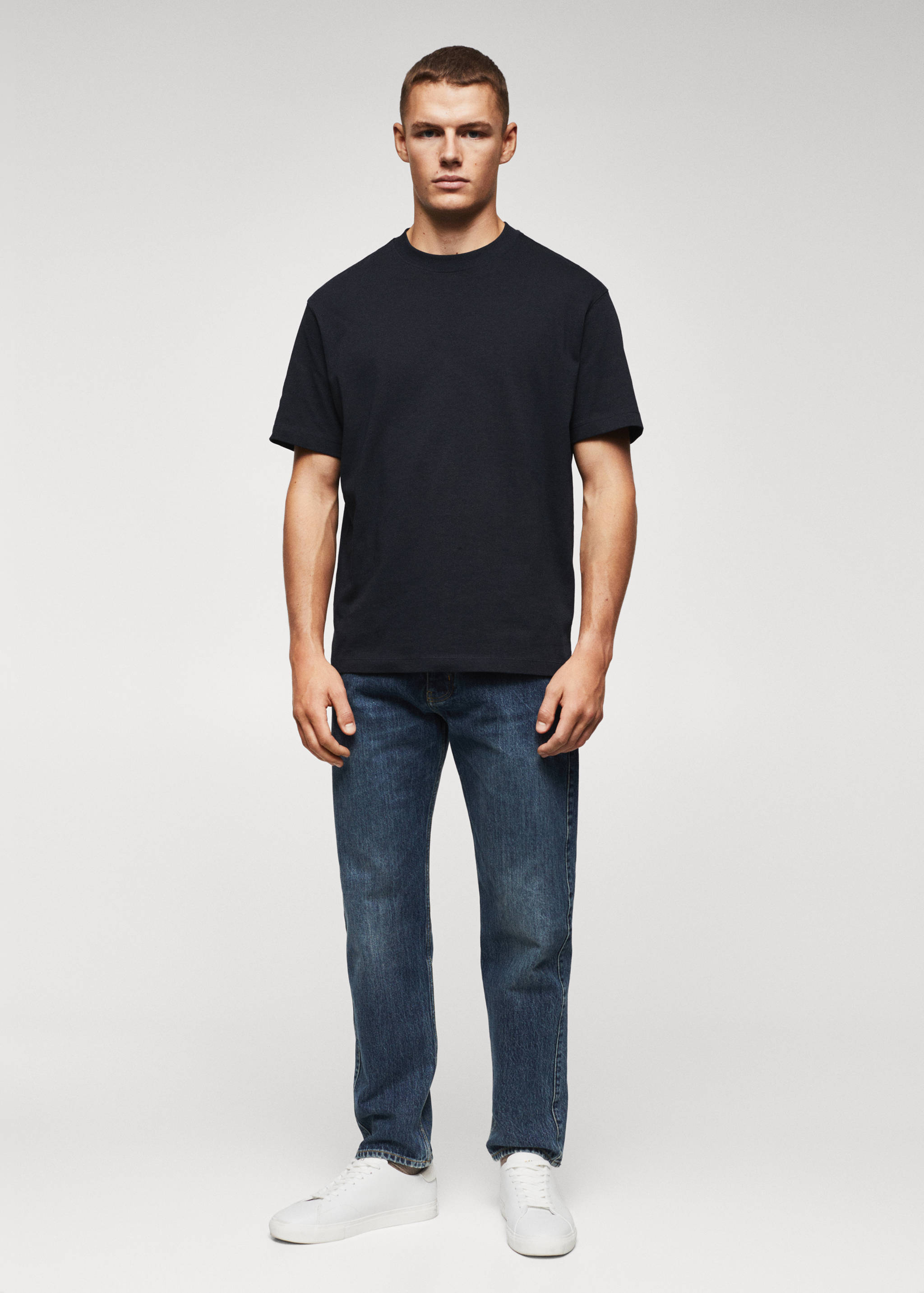 Samarreta cotó relaxed fit - Pla general