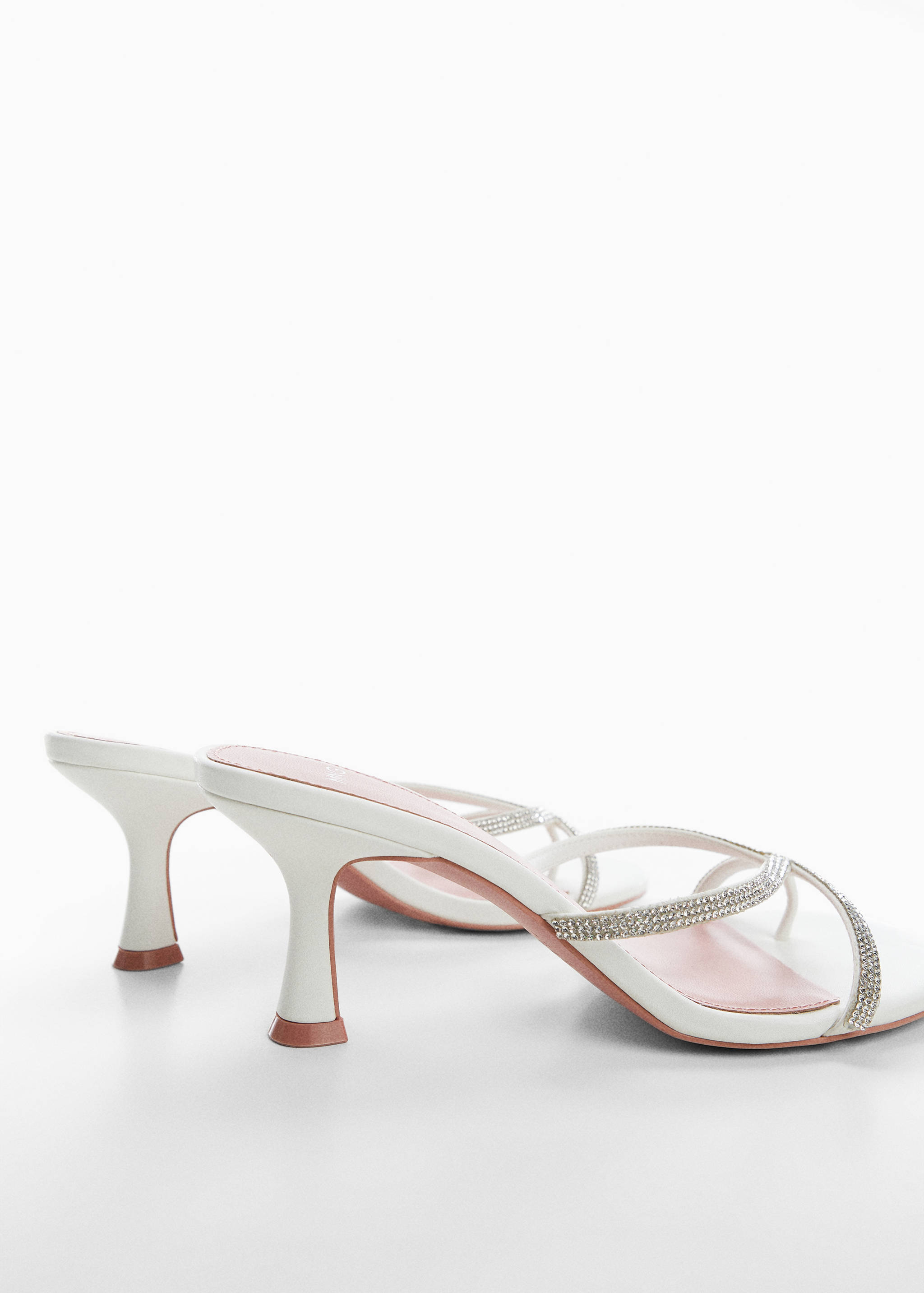 Heeled sandal with strass strap - Details of the article 1