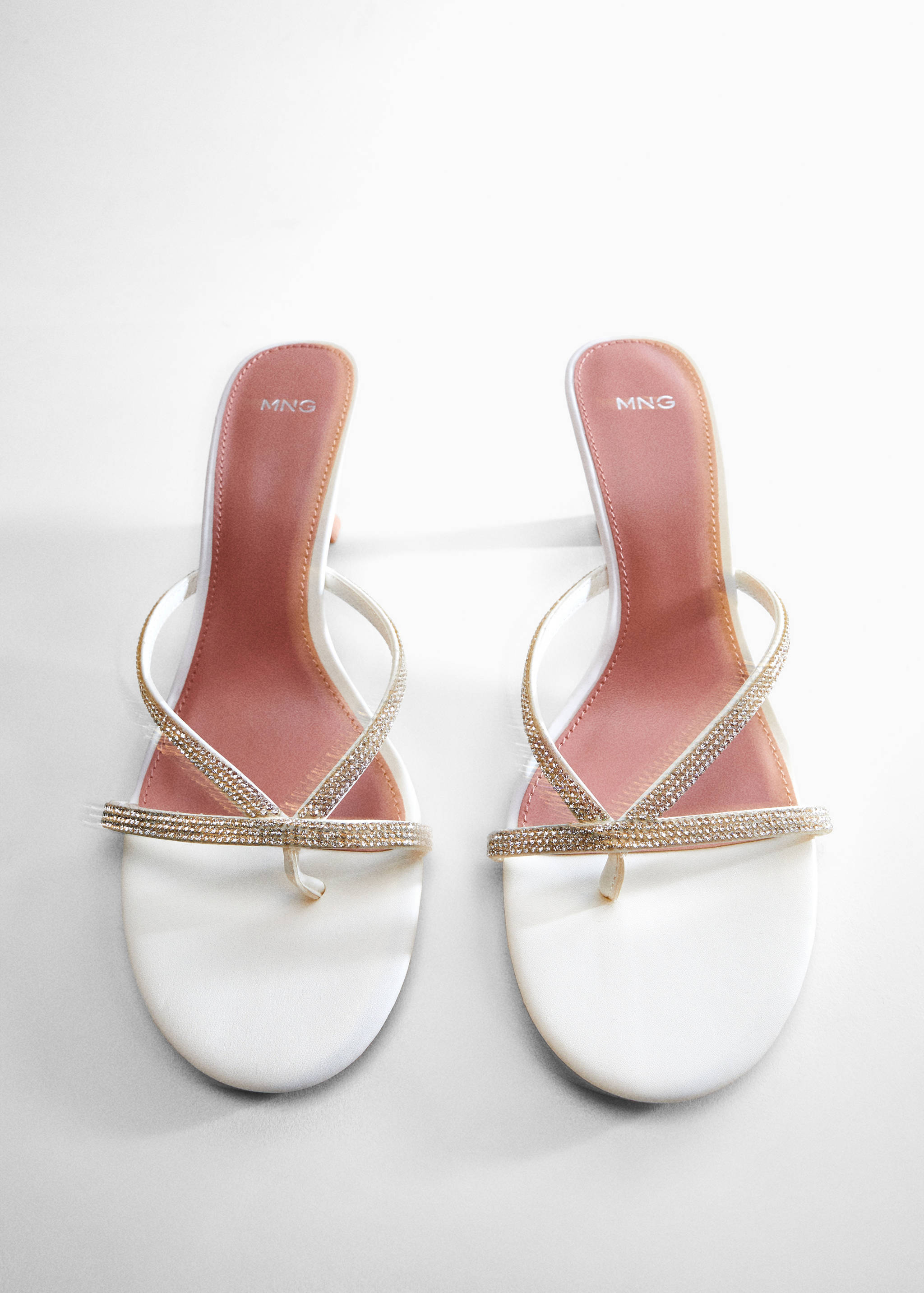 Heeled sandal with strass strap - Details of the article 5