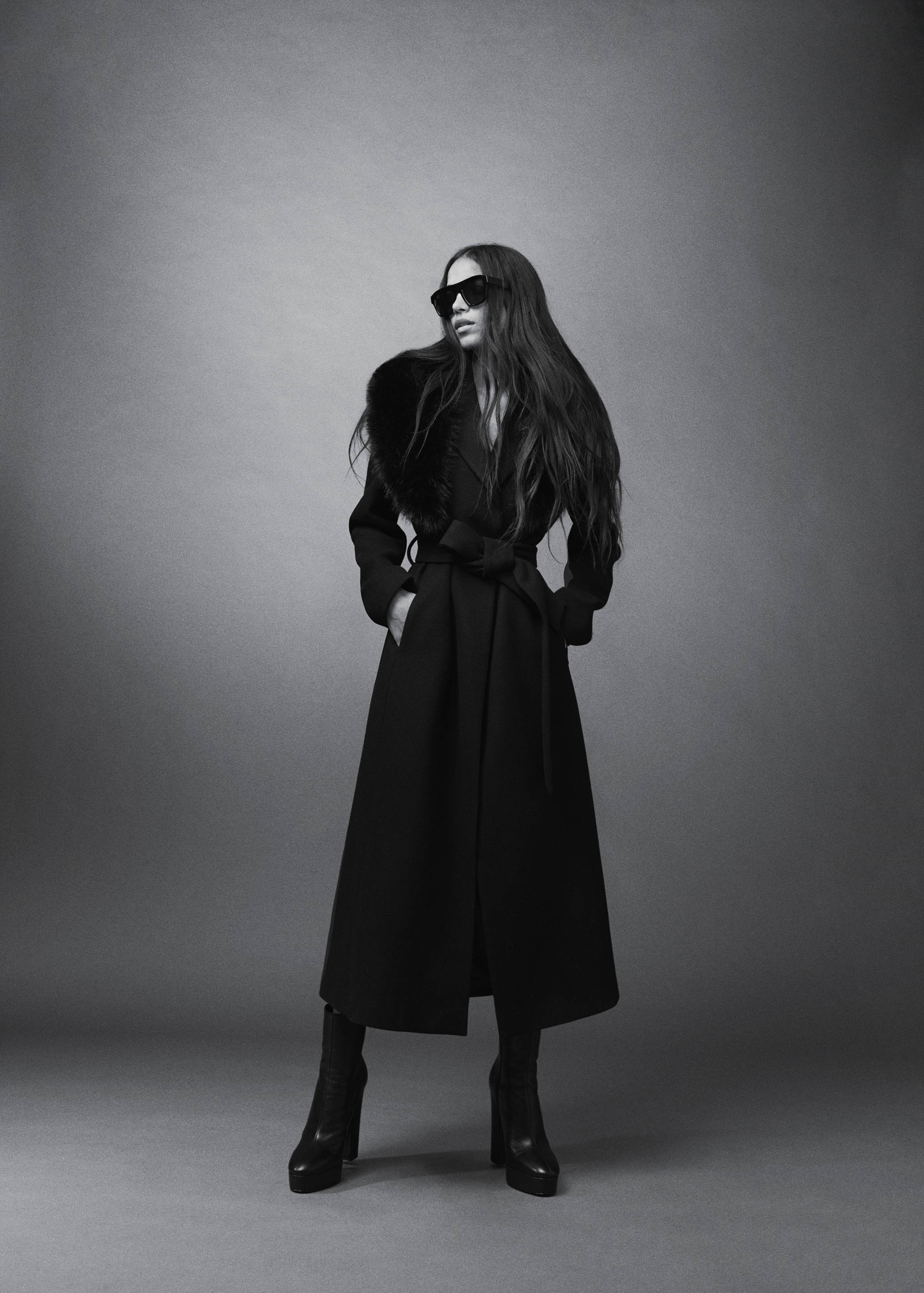 Platform leather ankle boots - General plane