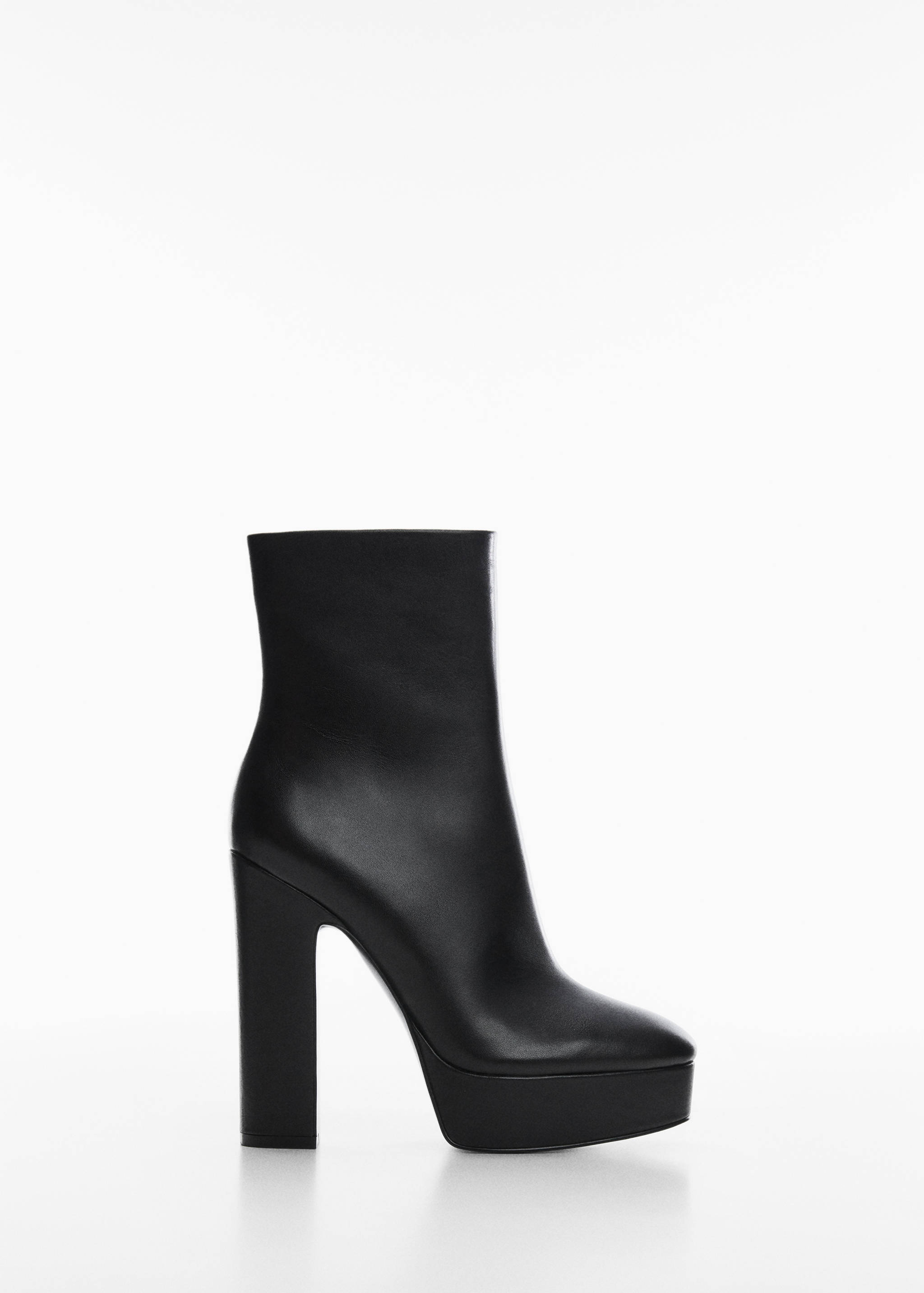 Platform leather ankle boots - Article without model