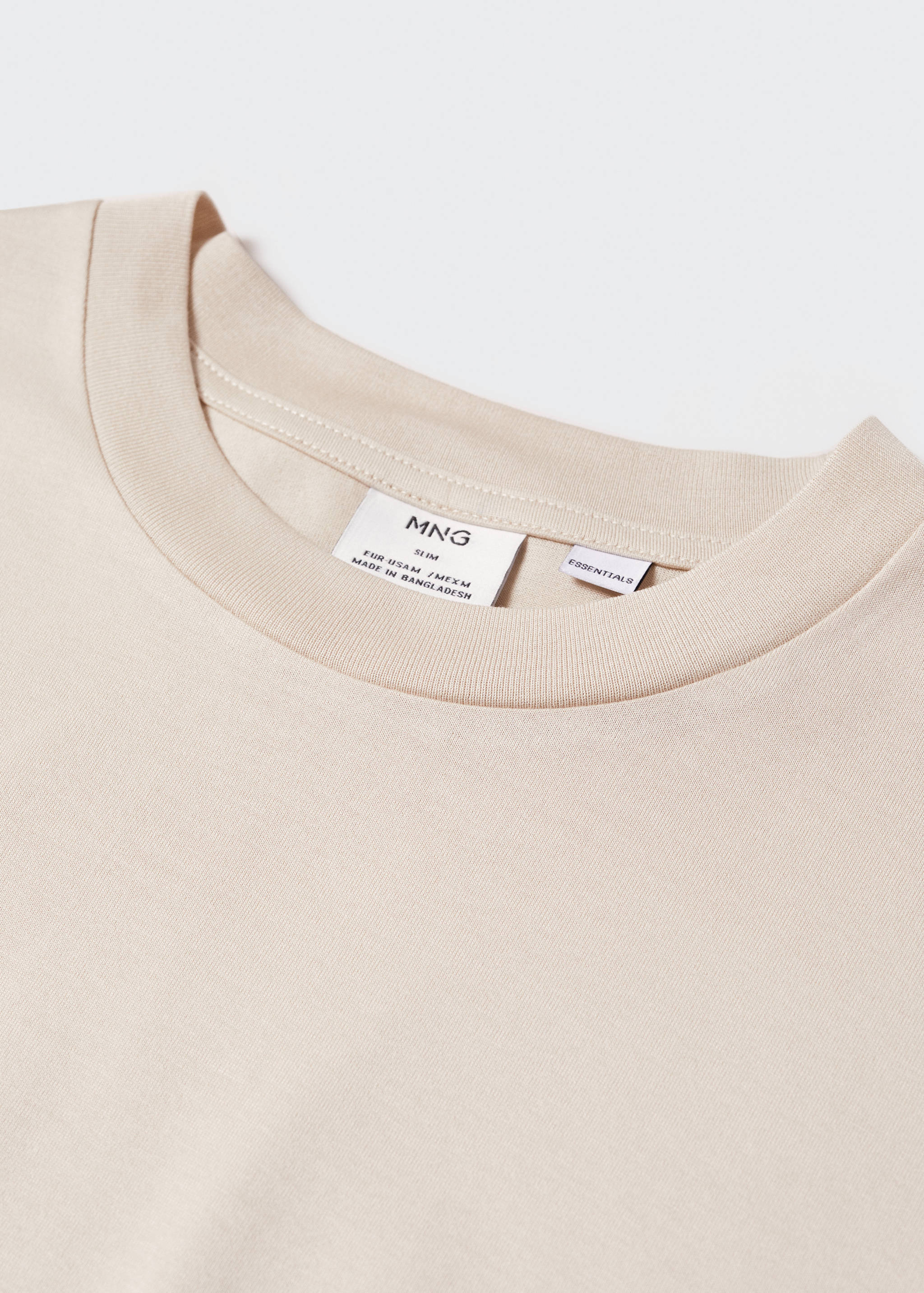 Basic mercerised lightweight shirt - Details of the article 8