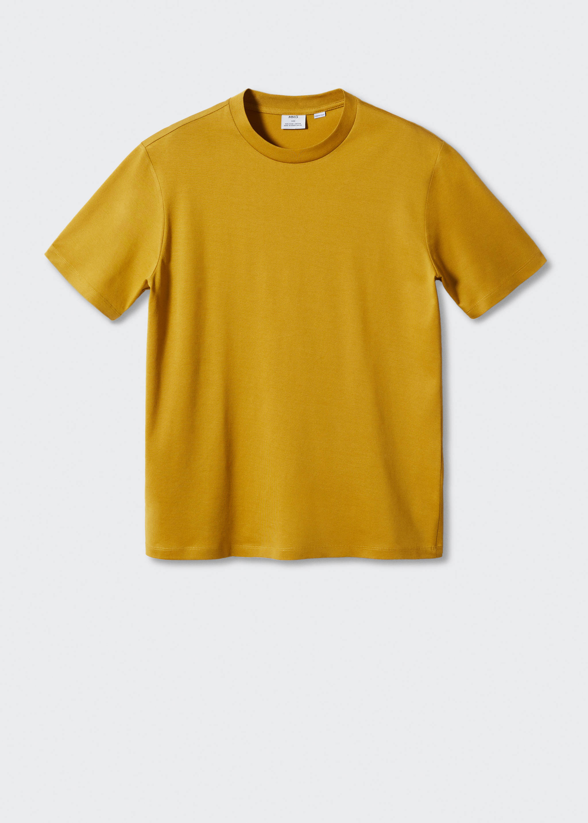 Basic mercerised lightweight shirt - Article without model