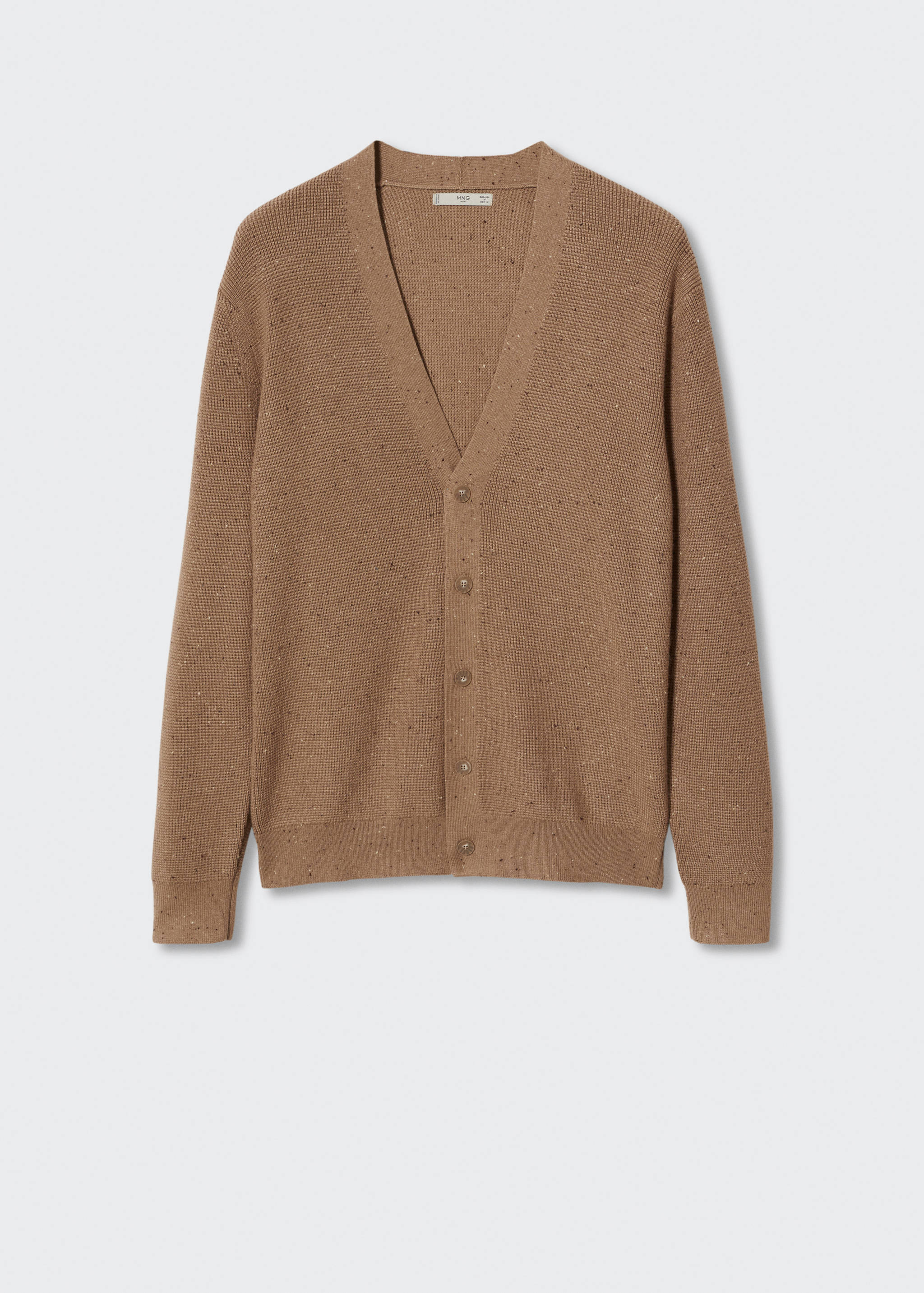 Structured marbled cardigan - Article without model