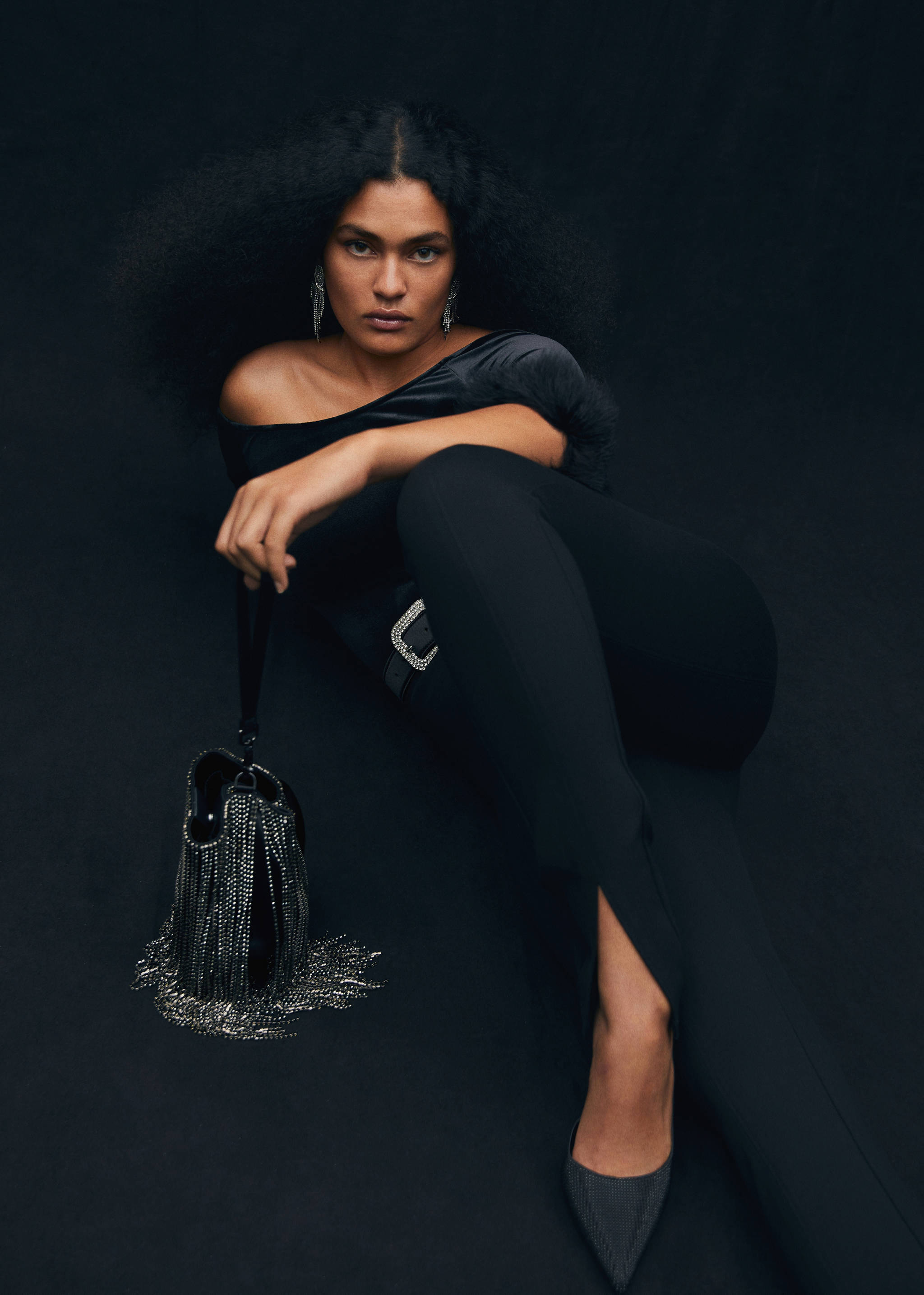 Sac franges cristaux - Détail de l'article 8