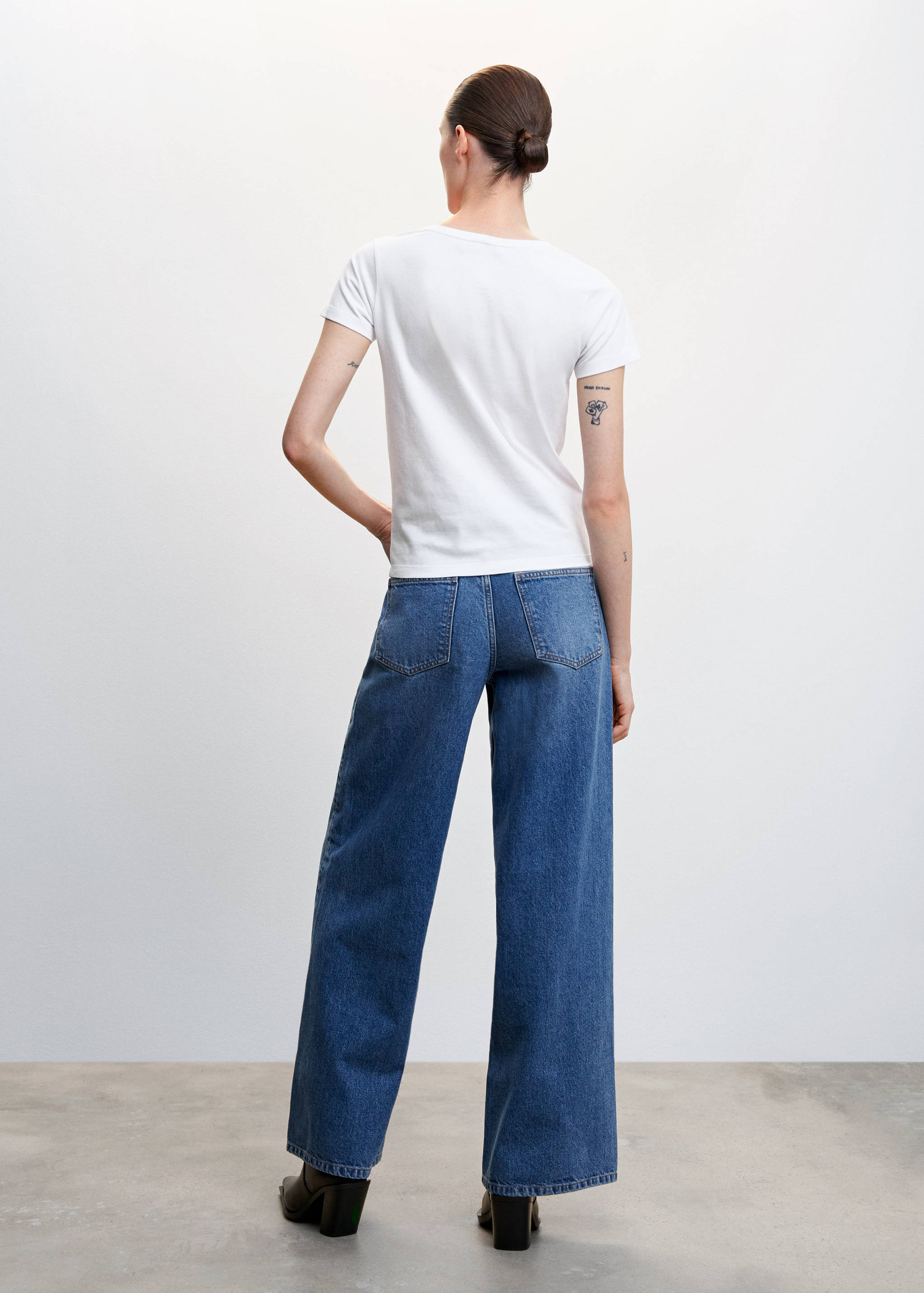 Logo cotton T-shirt - Reverse of the article