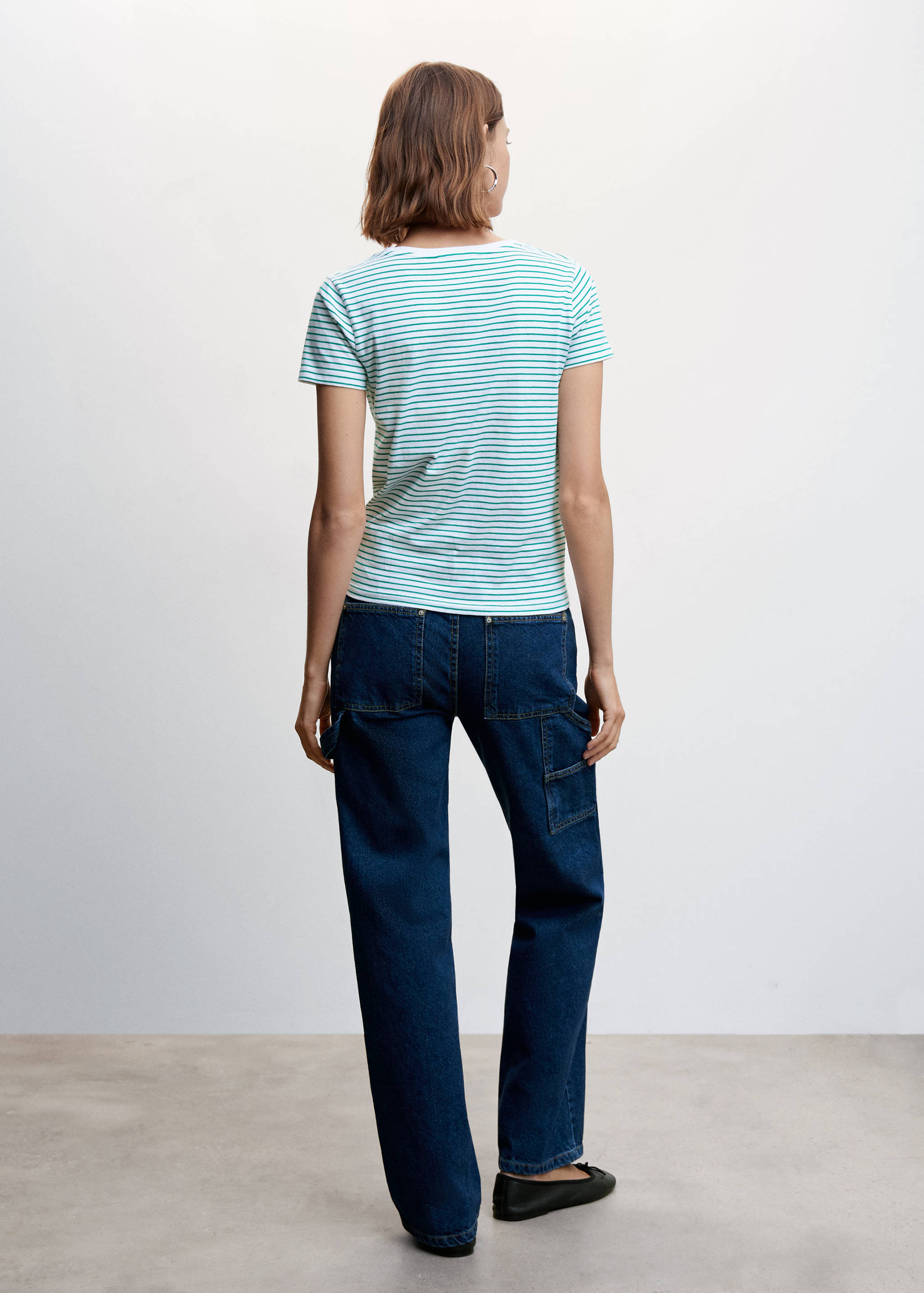 Logo cotton T-shirt - Reverse of the article