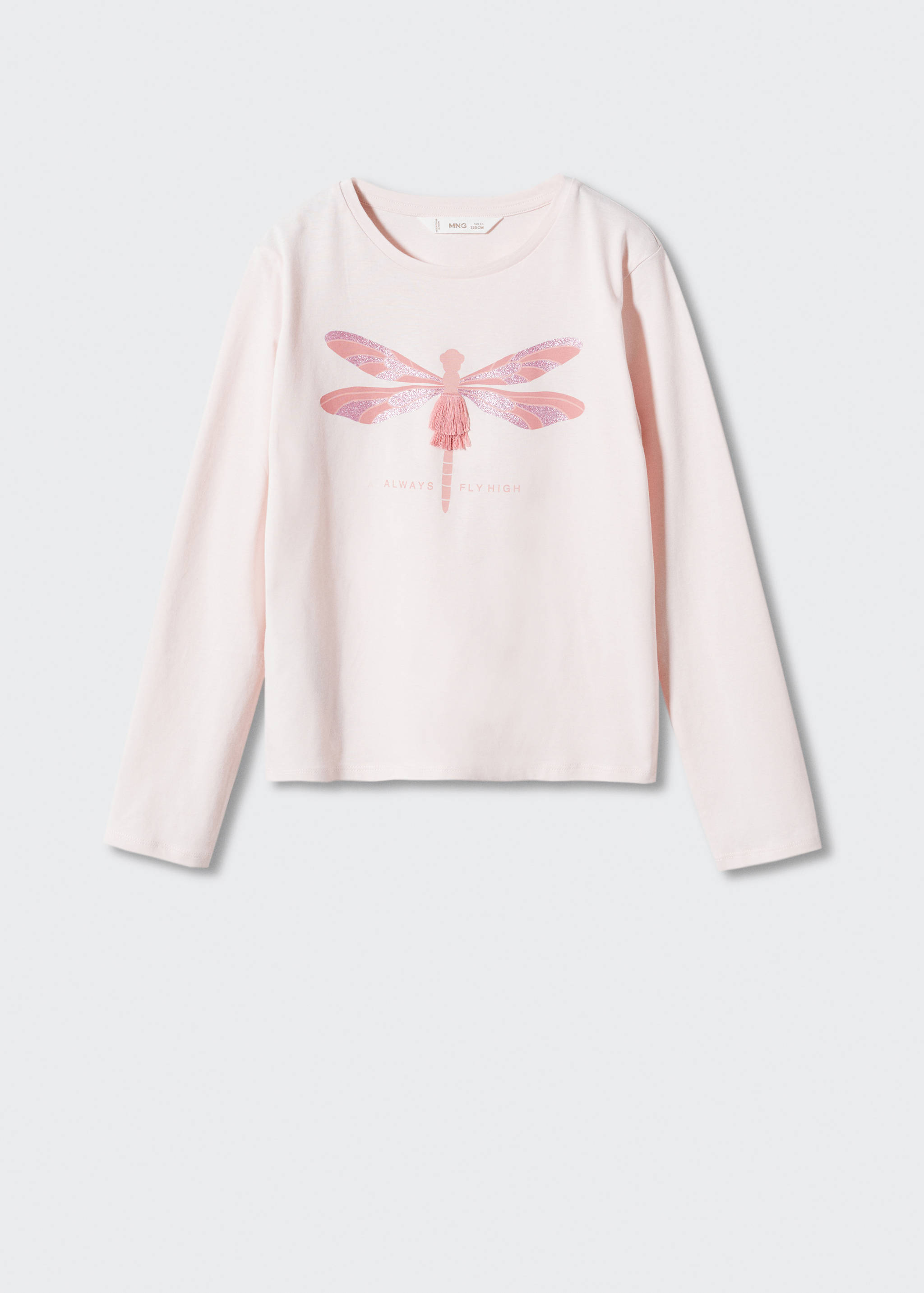 Gemustertes T-Shirt mit Textur - Artikel ohne Model