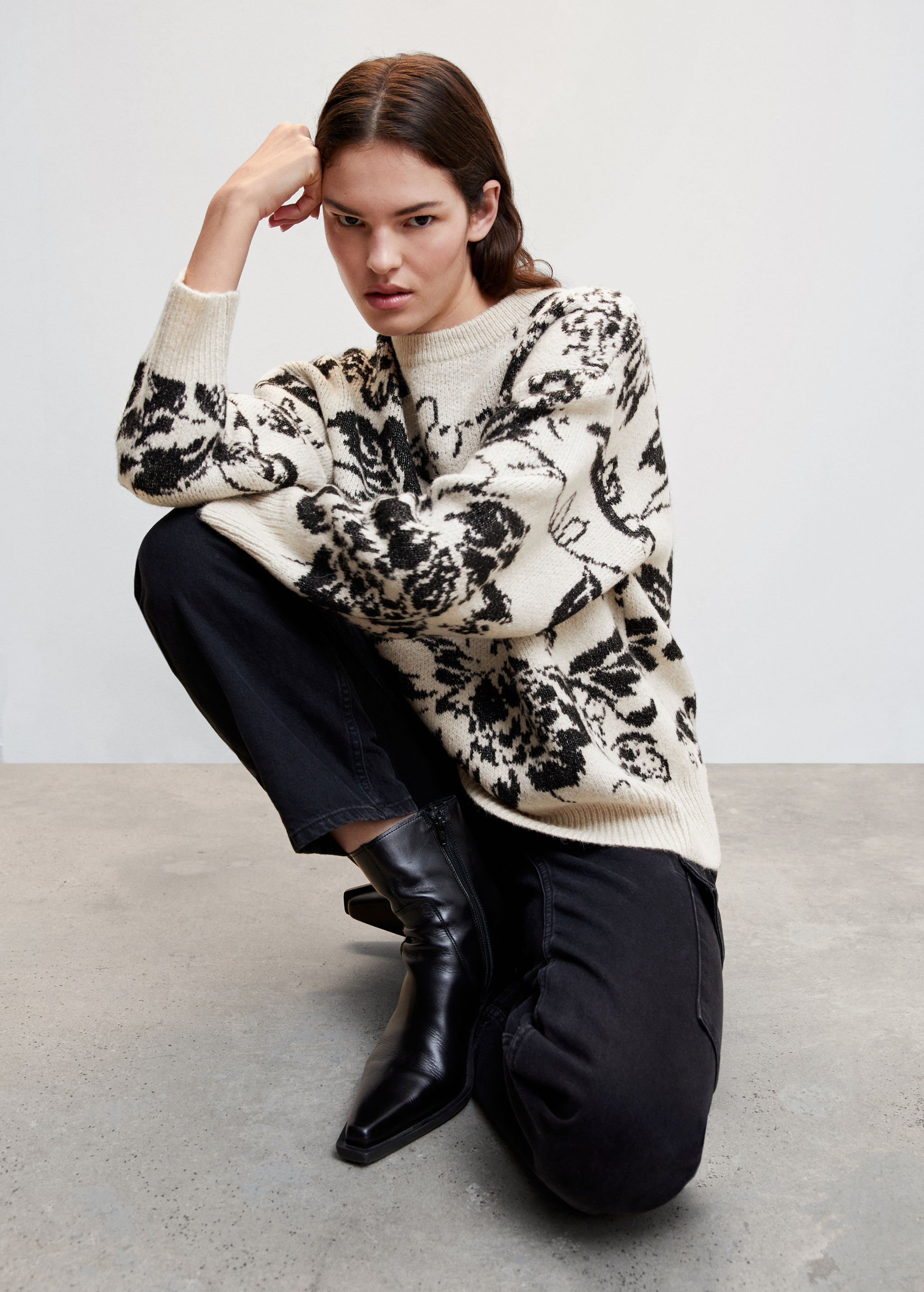 Pull-over maille fleurs - Détail de l'article 6