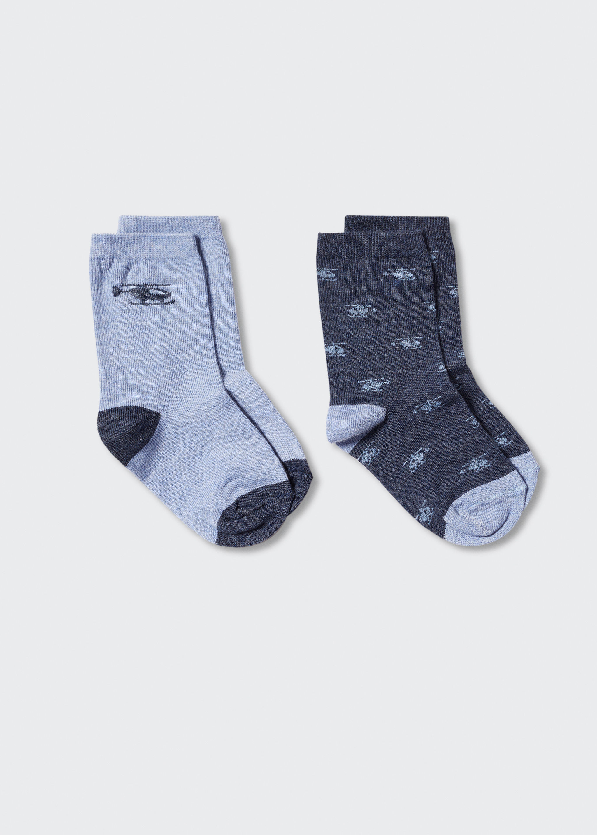 Zweierpack Socken im Muster-Mix - Artikel ohne Model