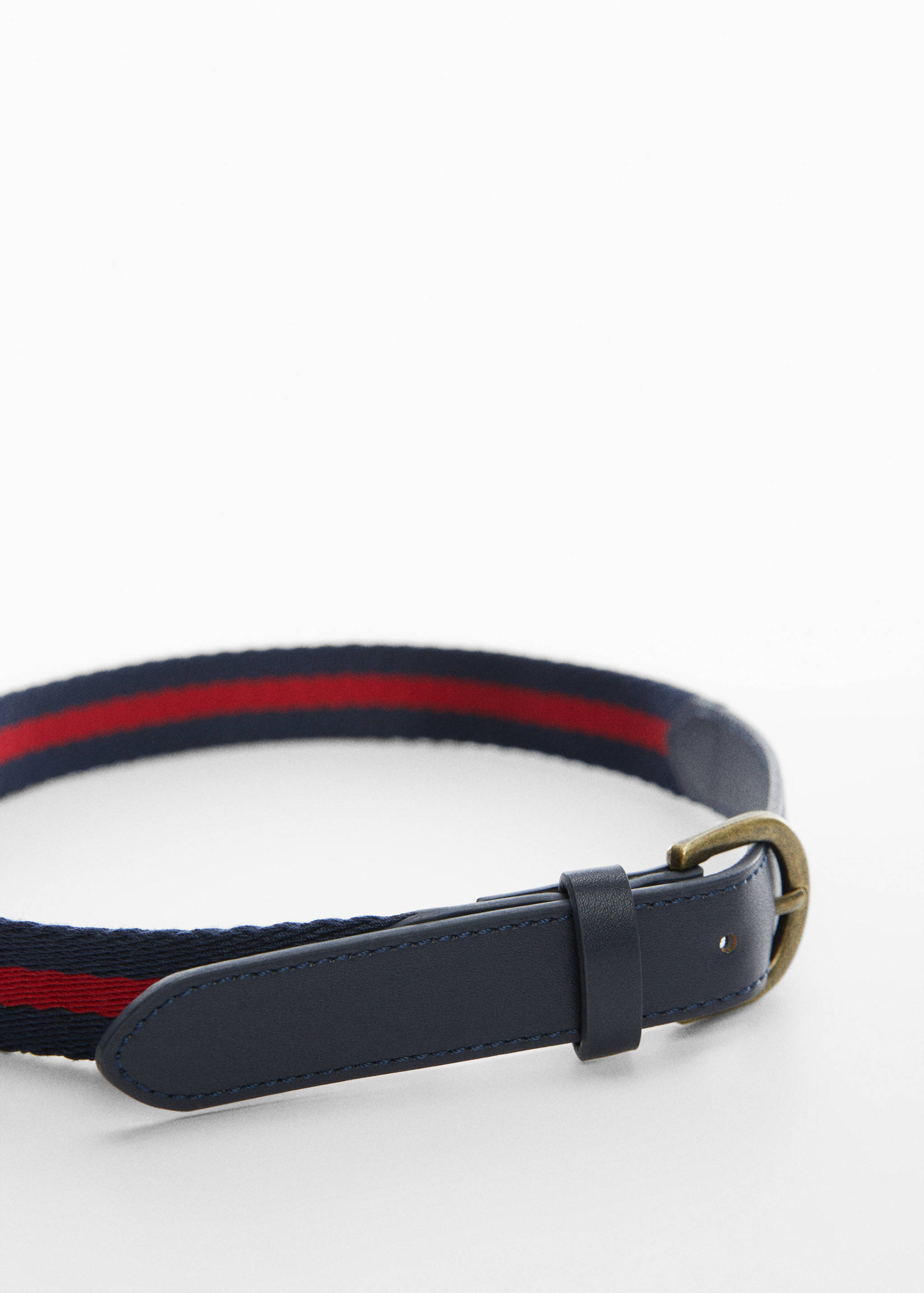 Pásek s kovovou přezkou - Náhled ve středové rovině