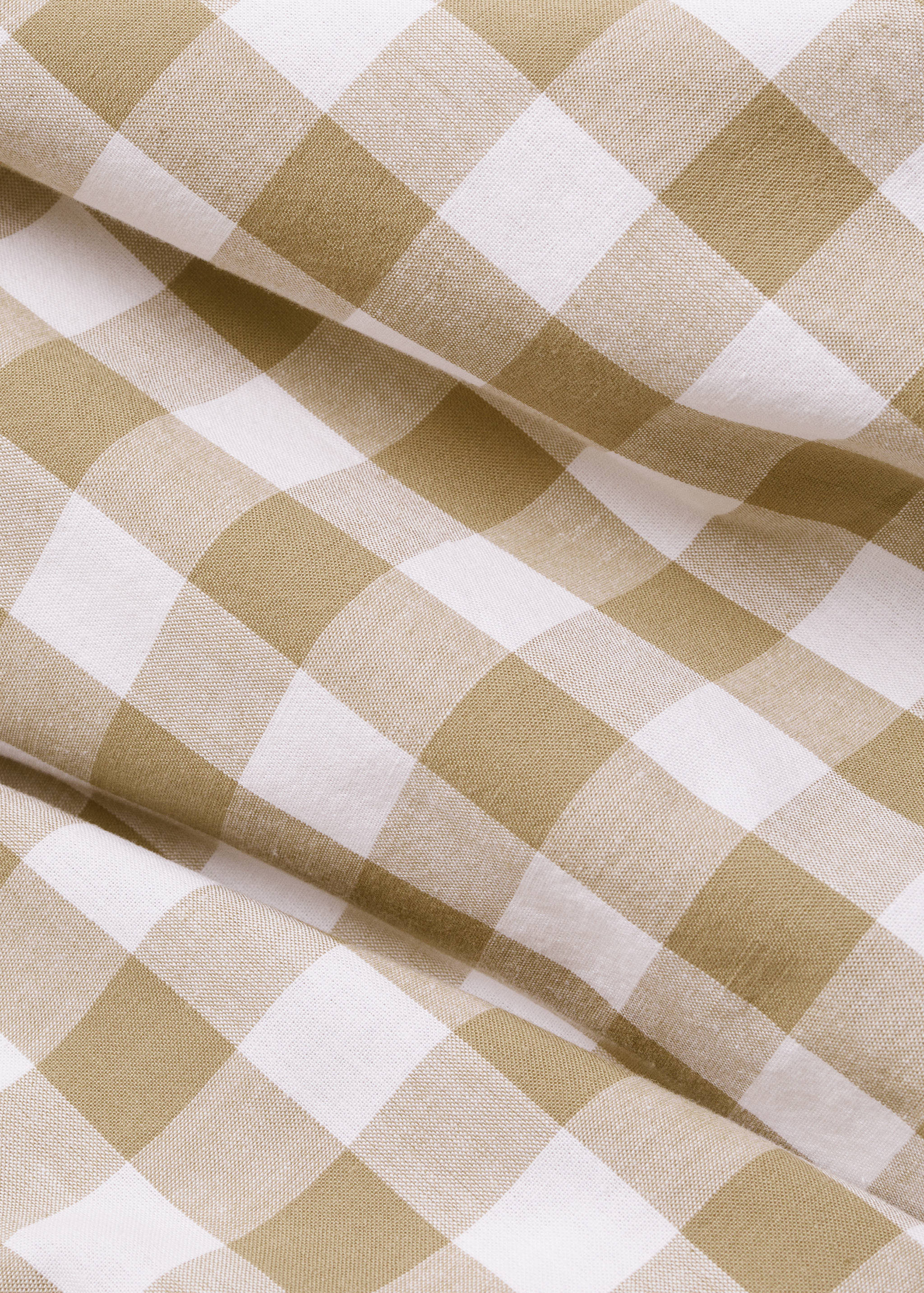 Bettbezug aus 100 % Baumwolle mit Vichy-Karomuster für 150/160 cm Bett - Detail des Artikels 1