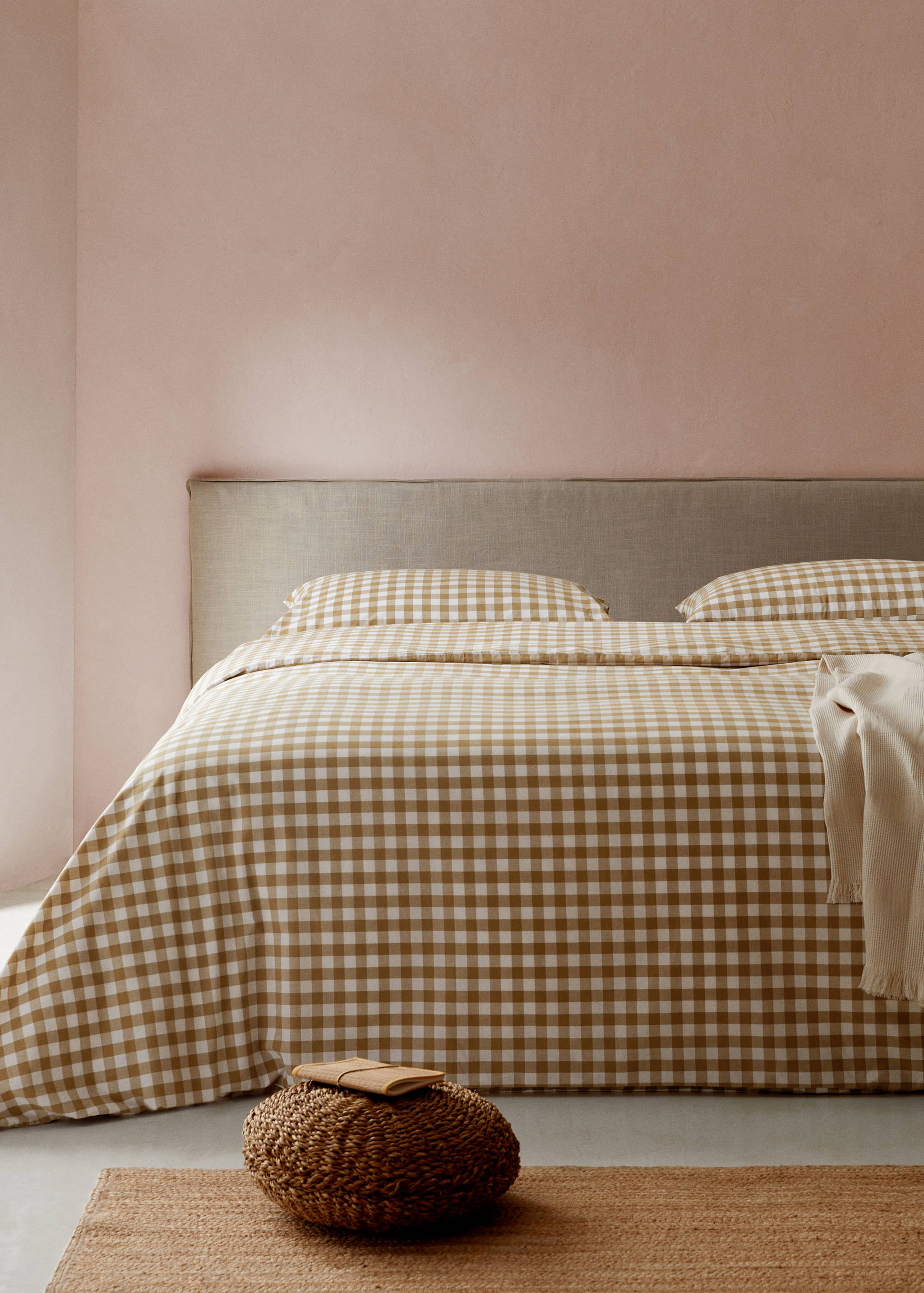 Housse de couette 100 % coton vichy lit de 180/200 cm - Plan général