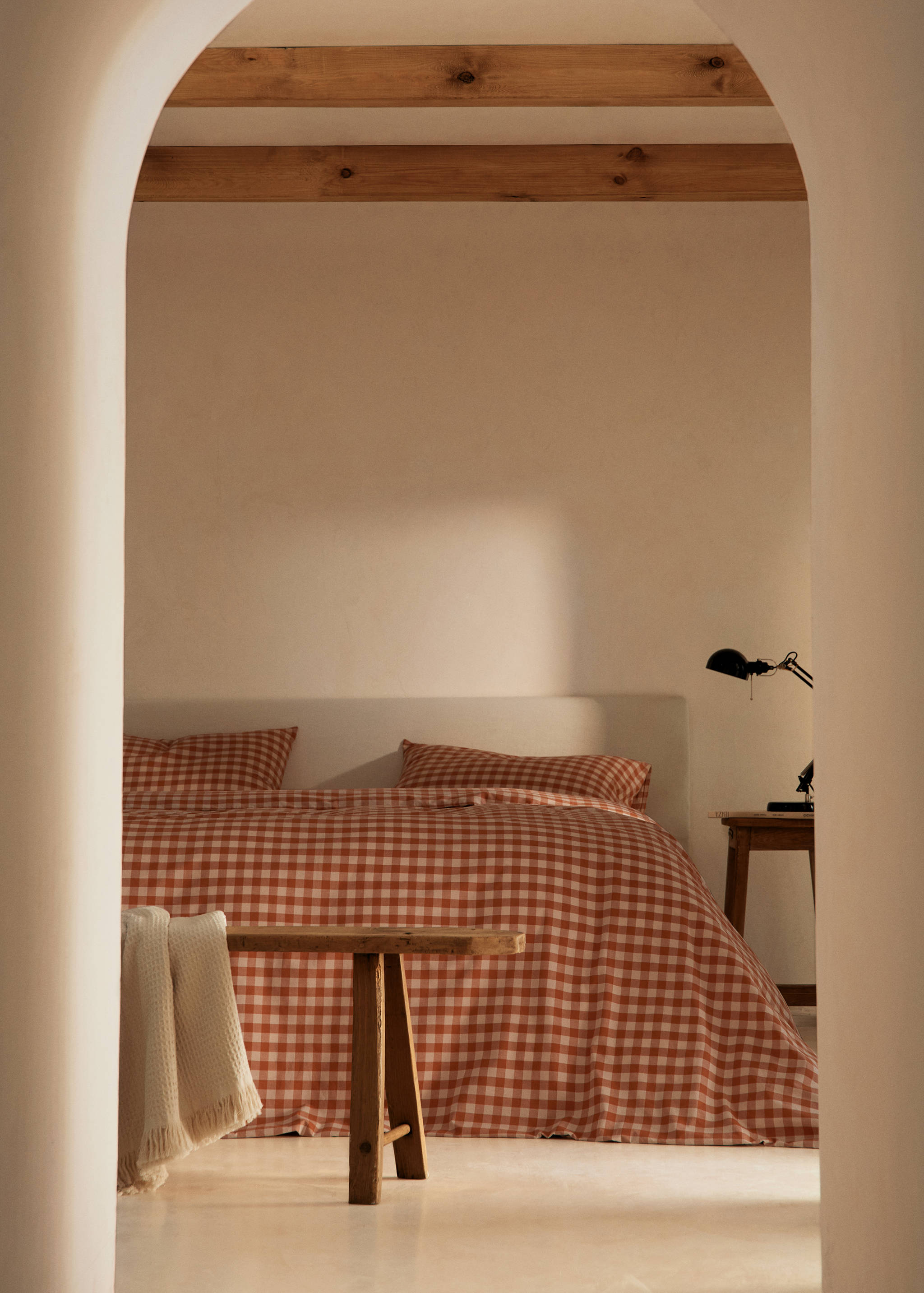 Housse de couette 100 % coton vichy lit de 180/200 cm - Détail de l'article 8