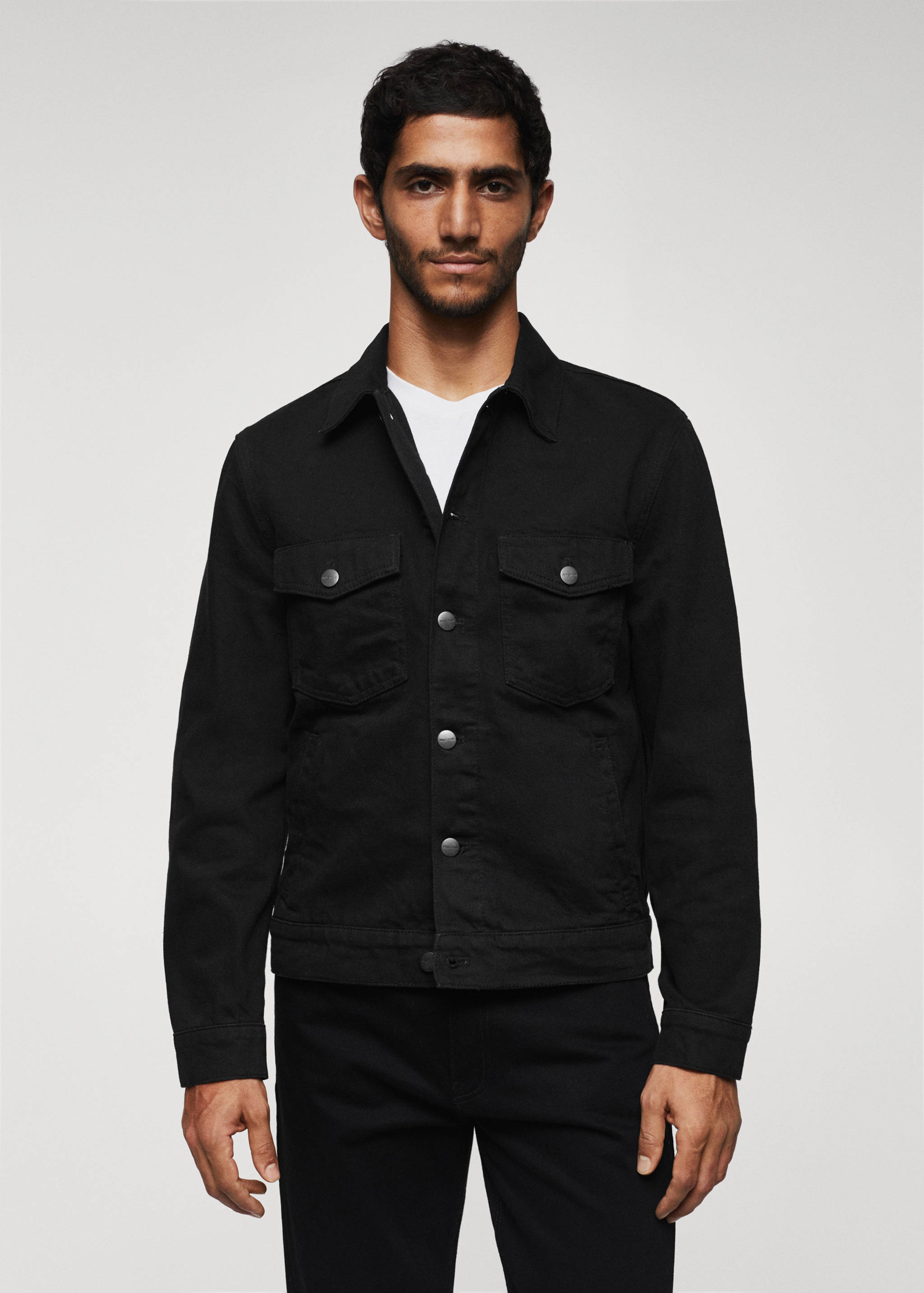 Džínová bunda  - Náhled ve středové rovině