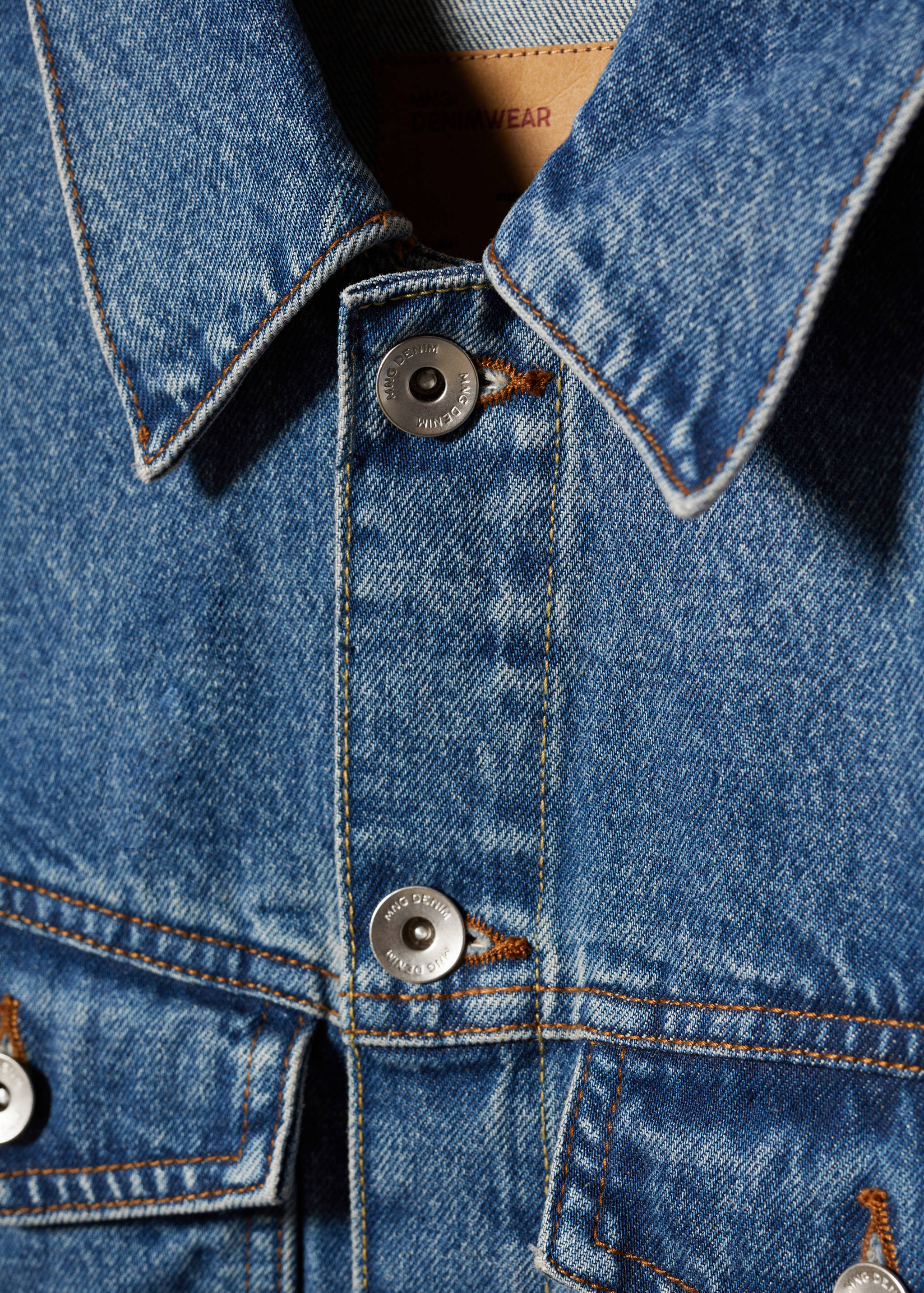 Vintage-wash denim jacket - Details of the article 8