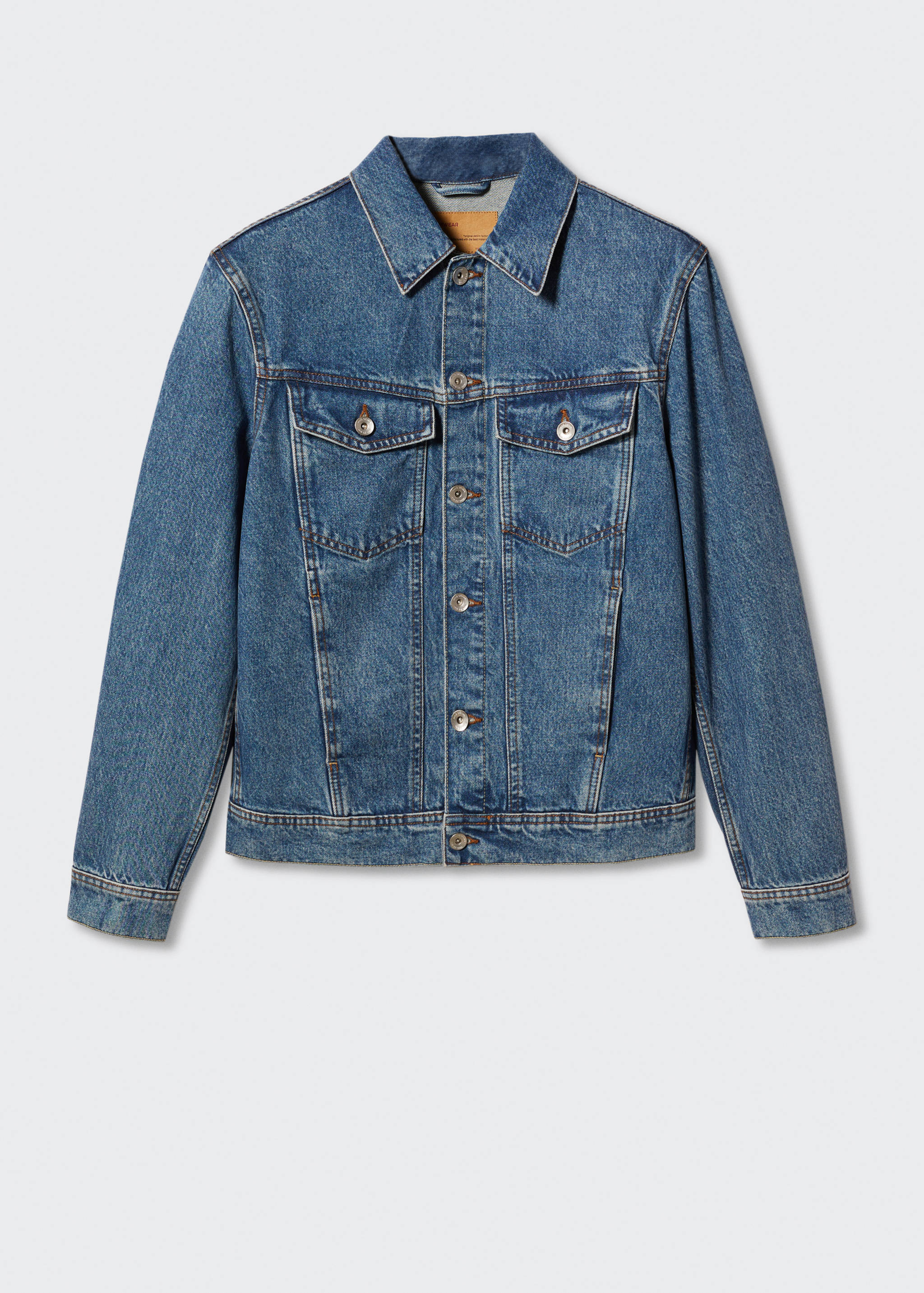 Vintage-wash denim jacket - Article without model