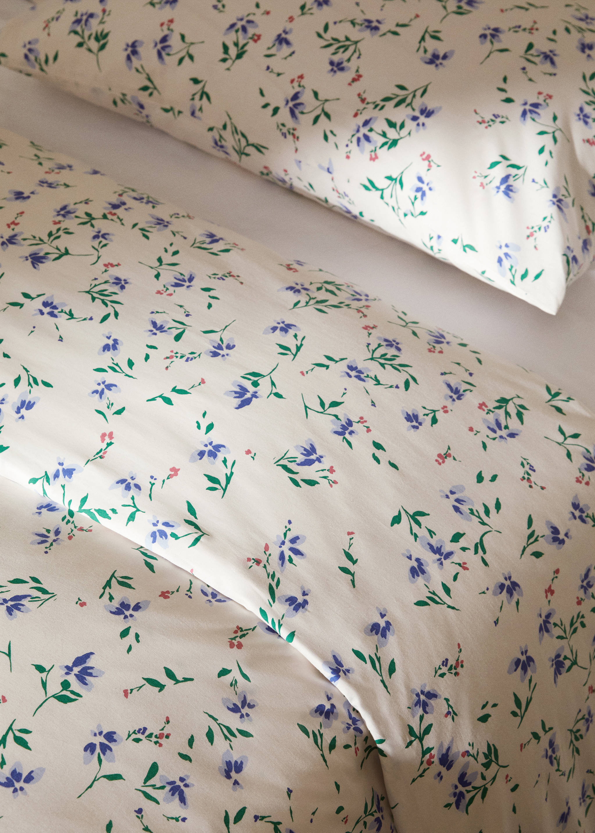 Housse de couette imprimée fleurs Lit 150/160 cm  - Détail de l'article 7