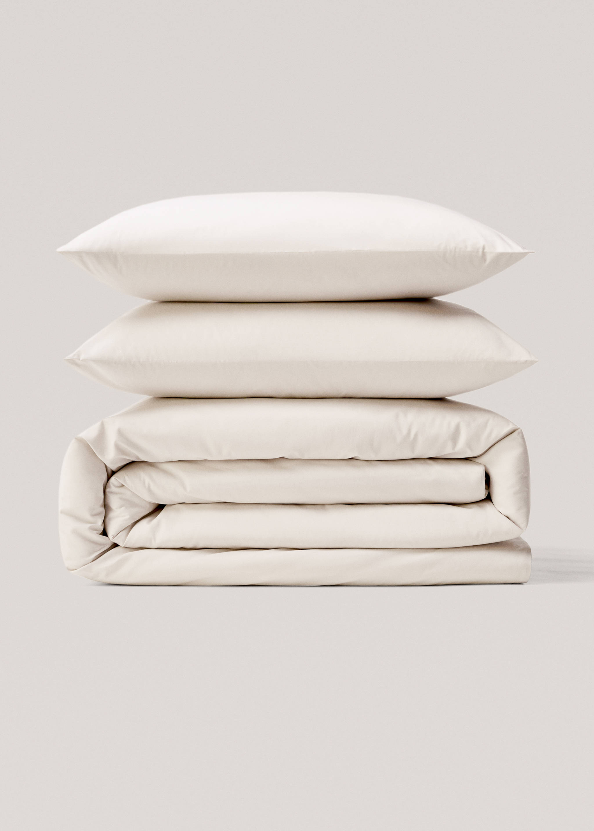 Housse de couette percale de coton (300 fils) lit 135/140 cm - Article sans modèle