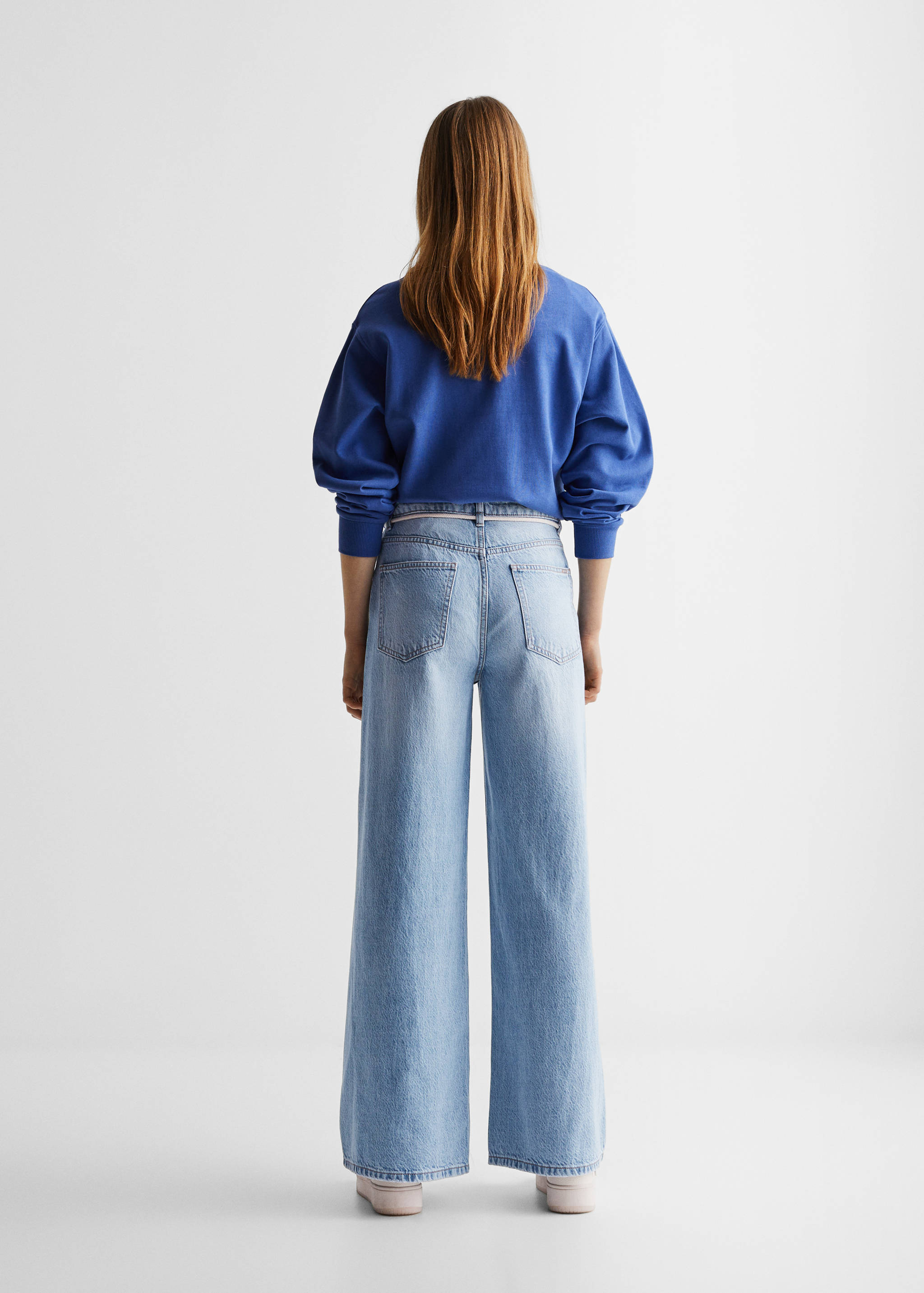 Jeans wide leg - Reverse of the article