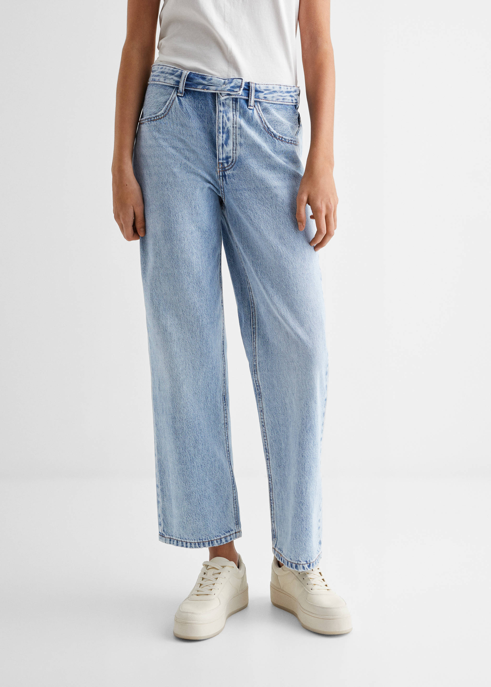 Jeans mit umgeschlagenem Bund - Detail des Artikels 6