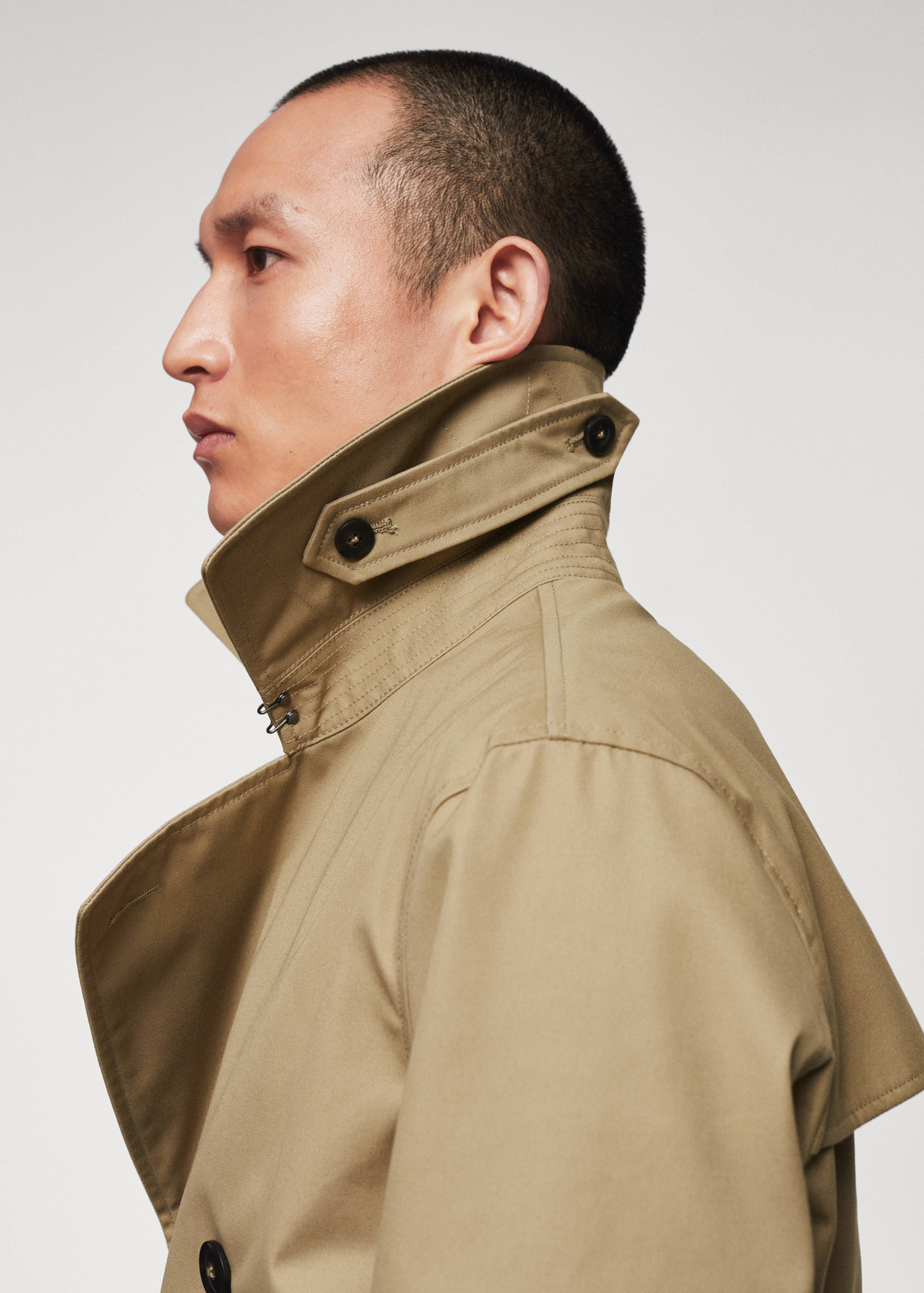 Classic water-repellent trench coat - Details of the article 3