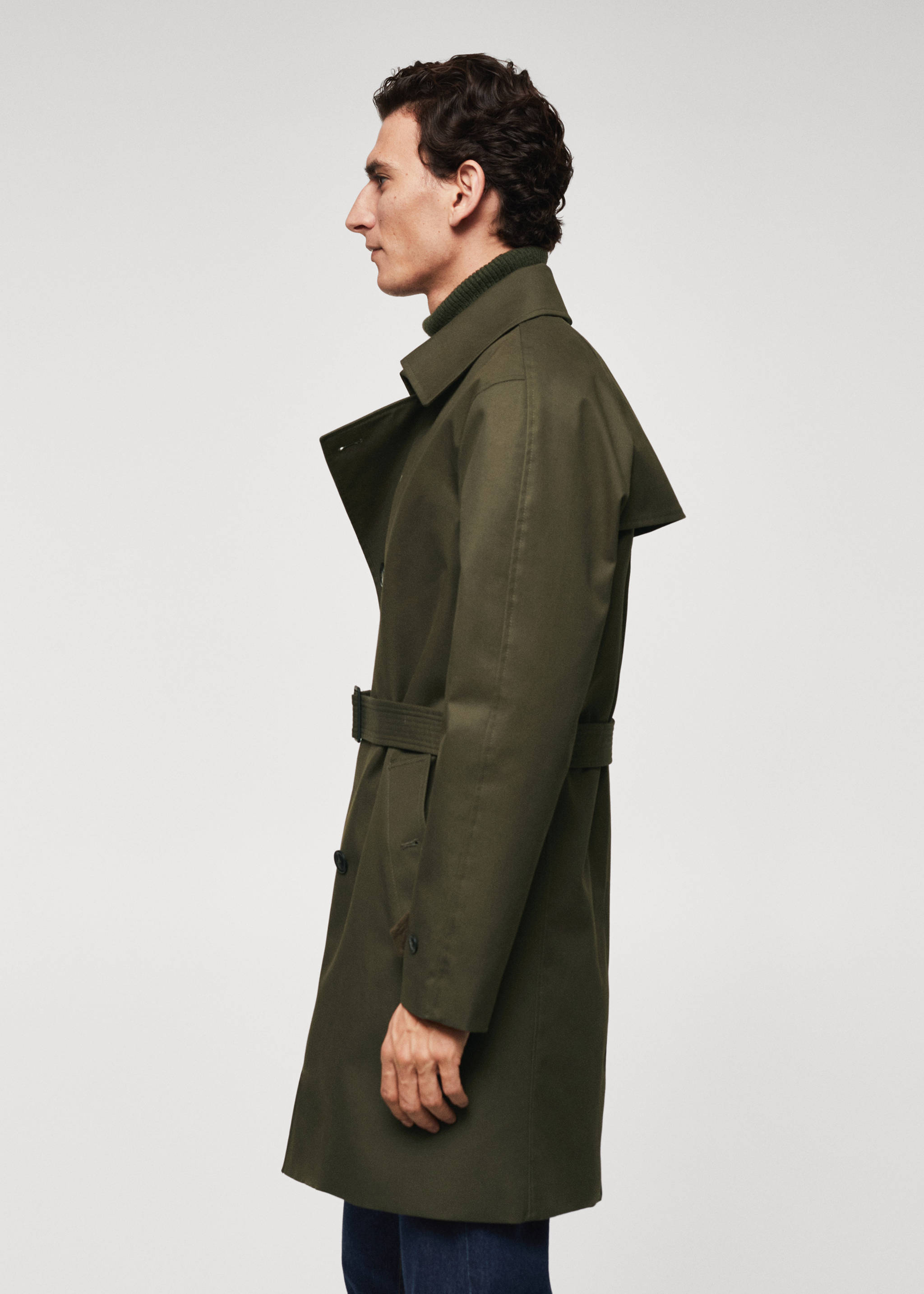Classic water-repellent trench coat - Details of the article 4