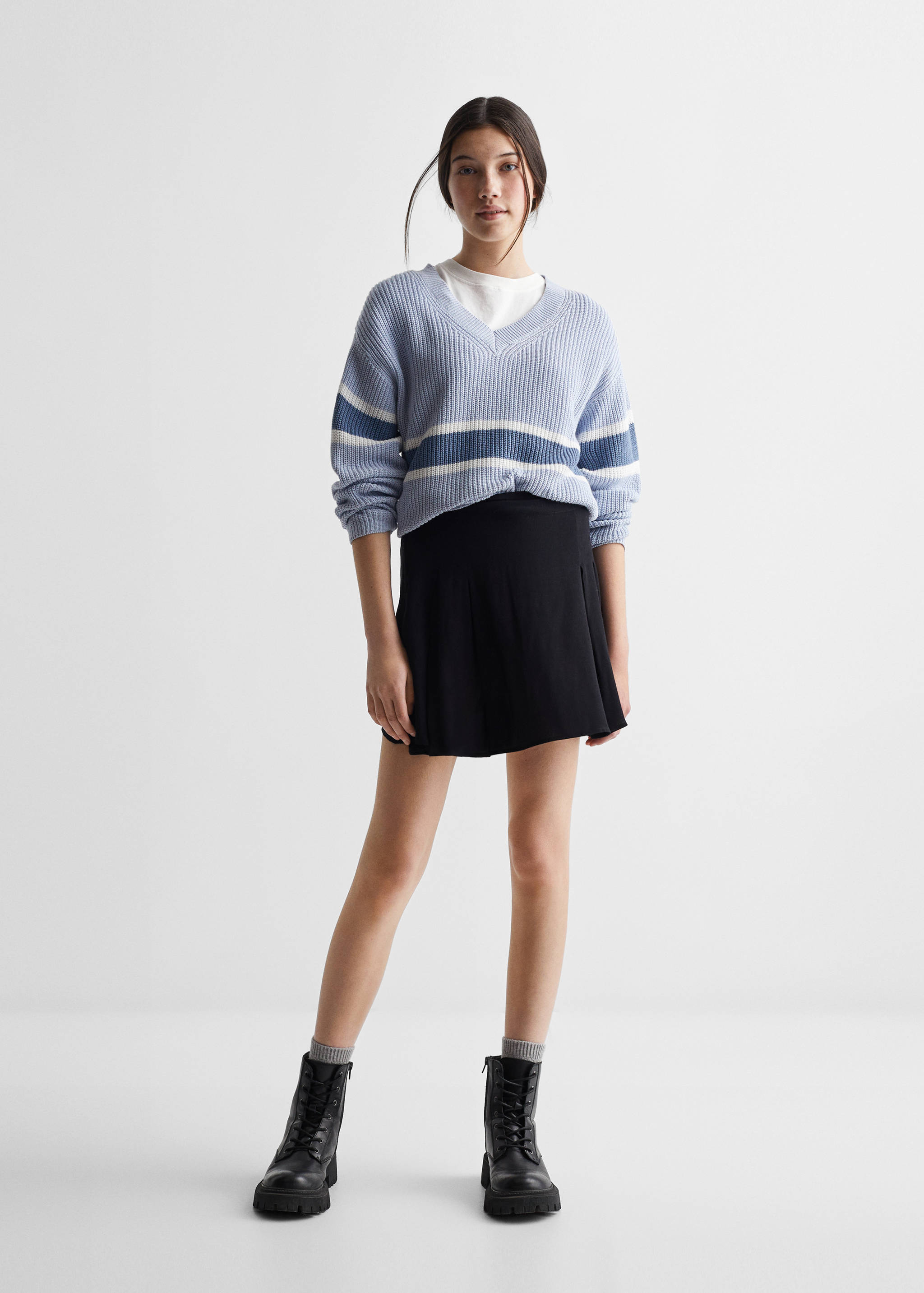 Knit cotton sweater - General plane