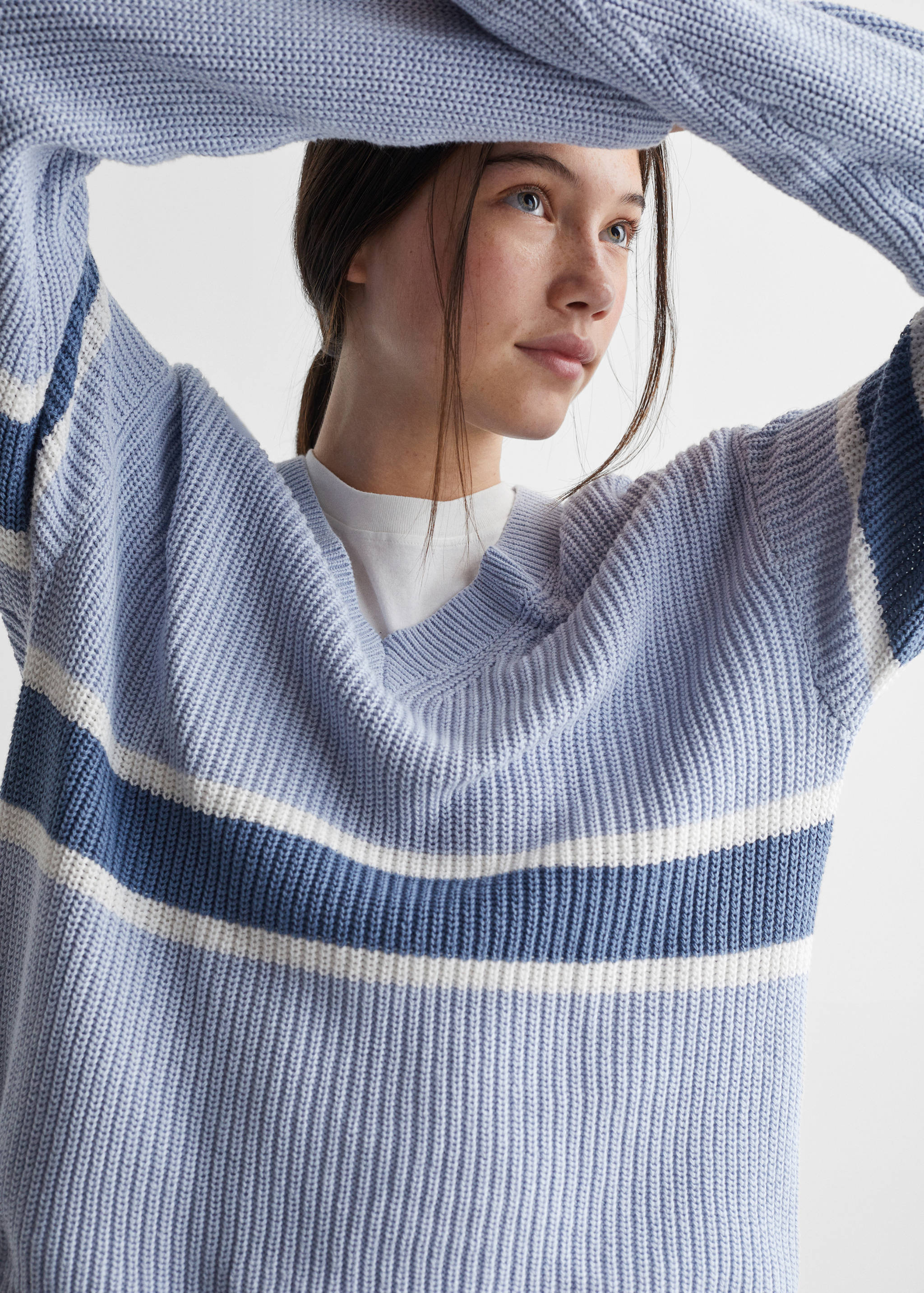 Knit cotton sweater - Details of the article 1