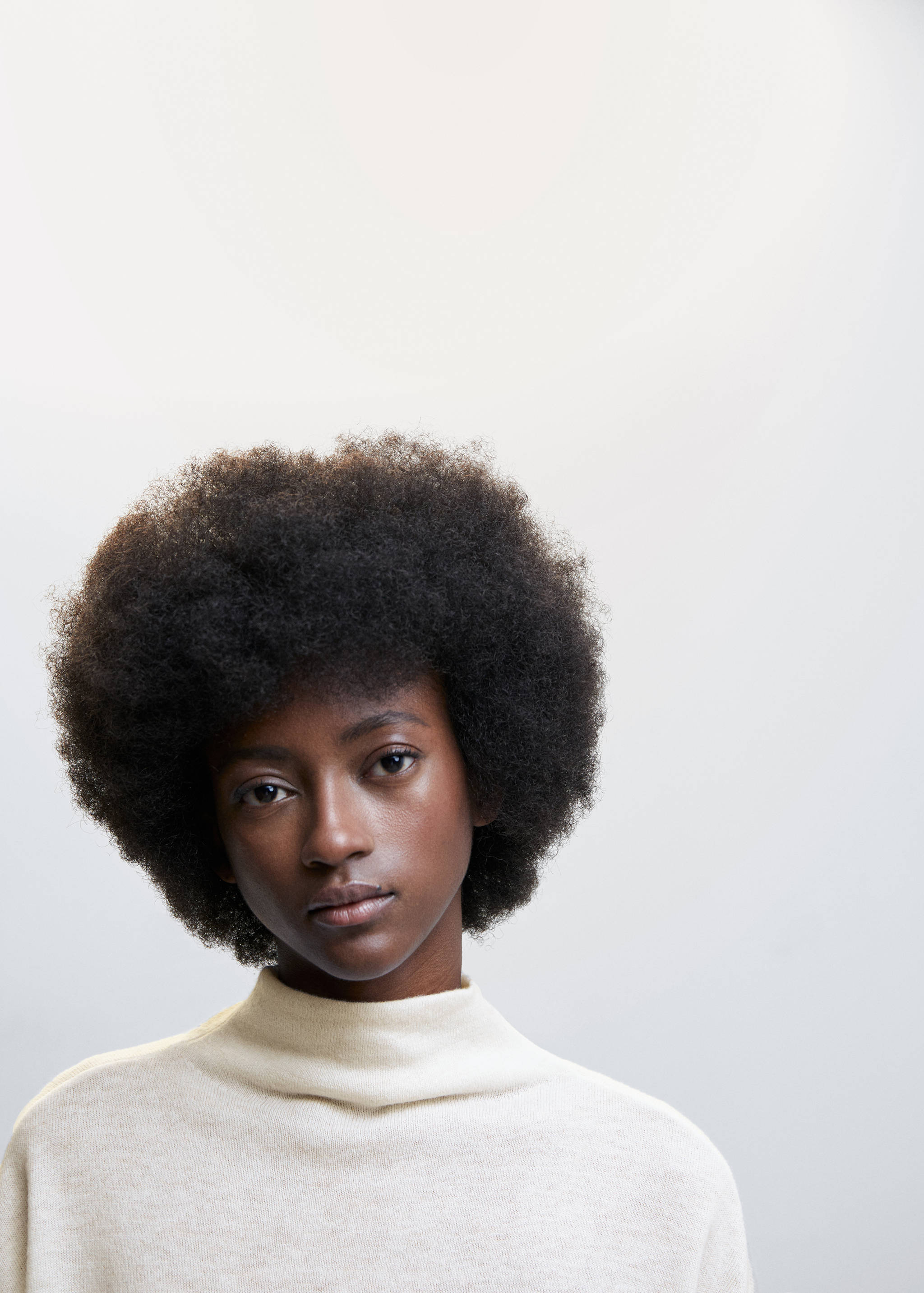 Pullover aus 100 % Wolle mit halbhohem Kragen - Detail des Artikels 1