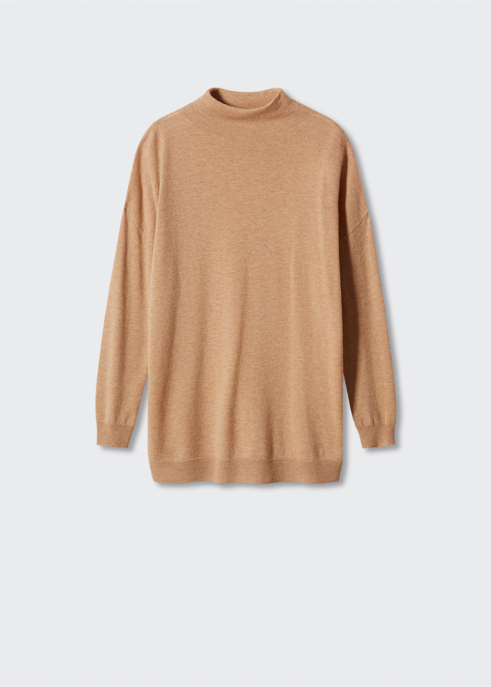 Pull-over 100 % laine col montant - Article sans modèle