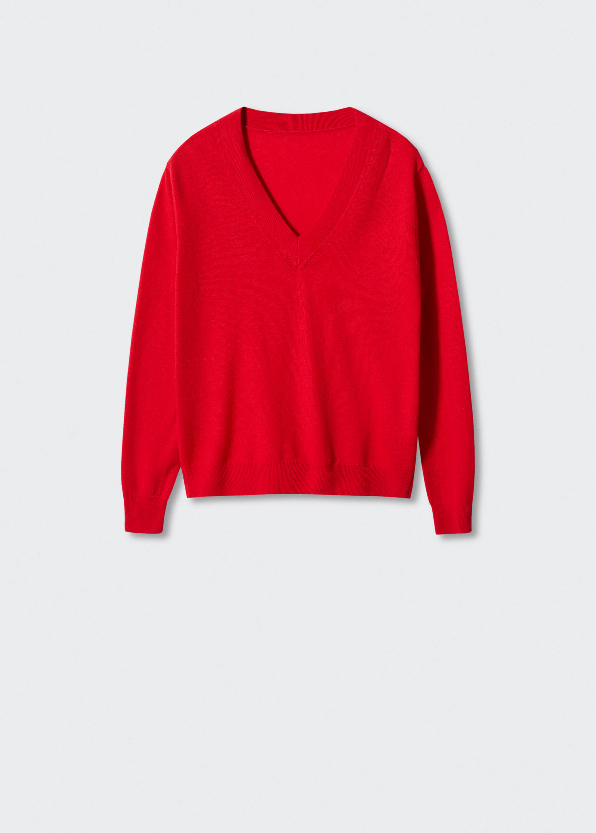 100% wool v-neck sweater - Article without model