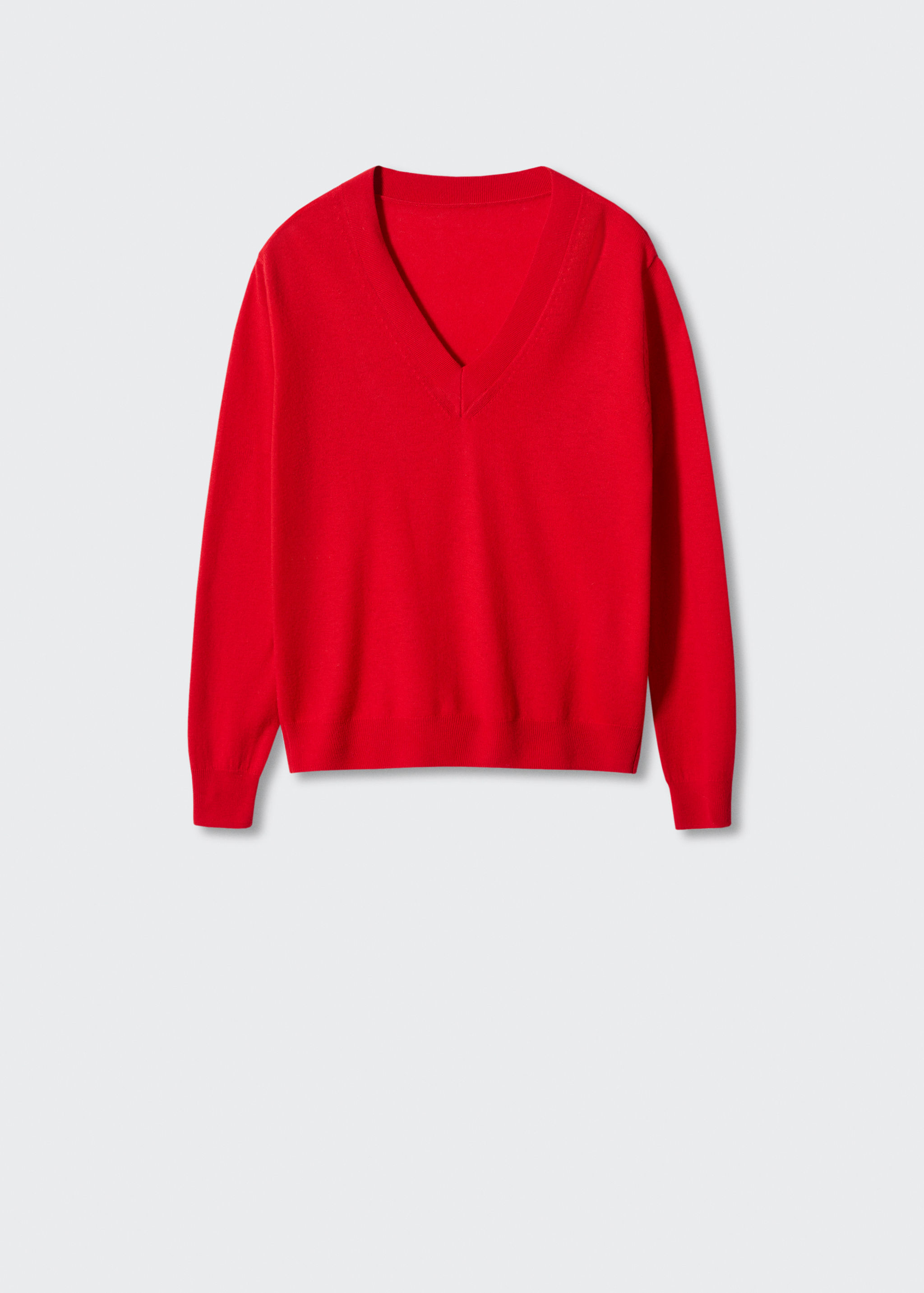 100% wool v-neck sweater - Article without model