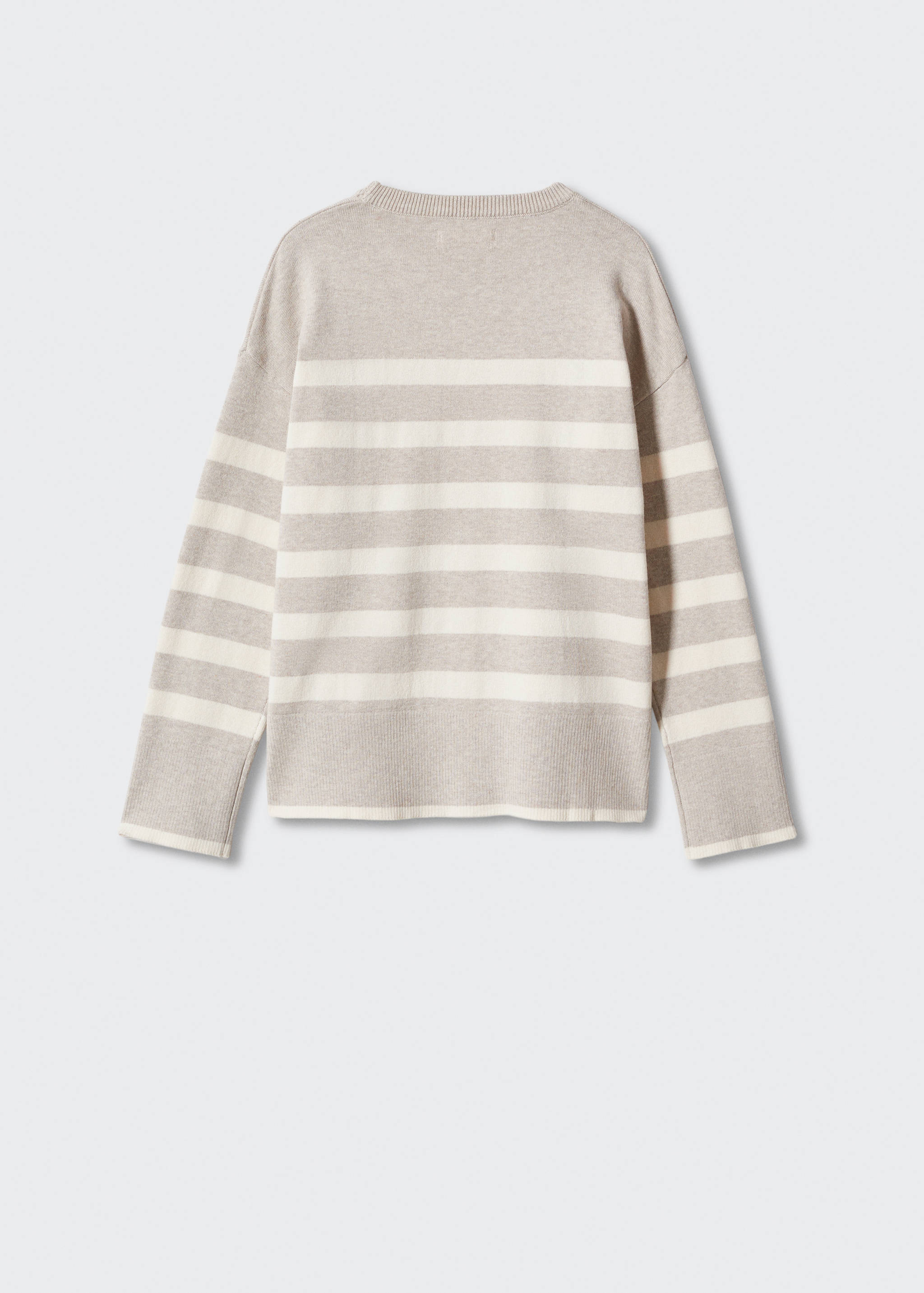 Striped cotton-blend sweater - Reverse of the article