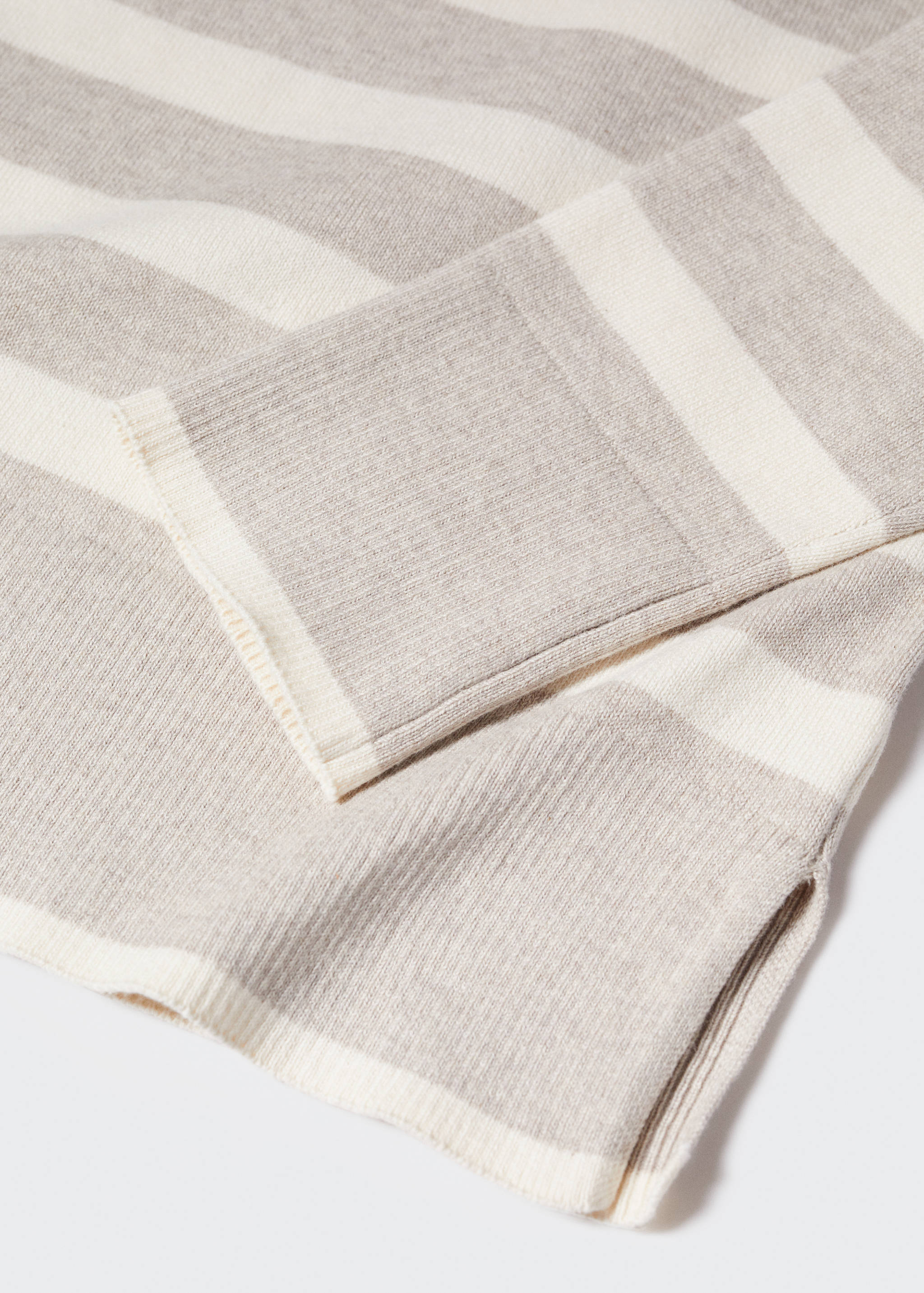 Striped cotton-blend sweater - Details of the article 8