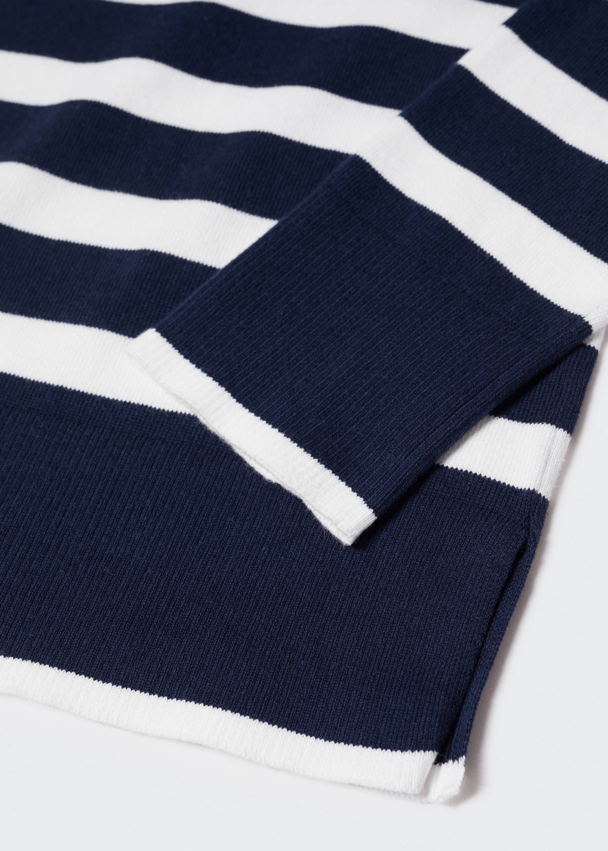 Striped cotton-blend sweater - Details of the article 8