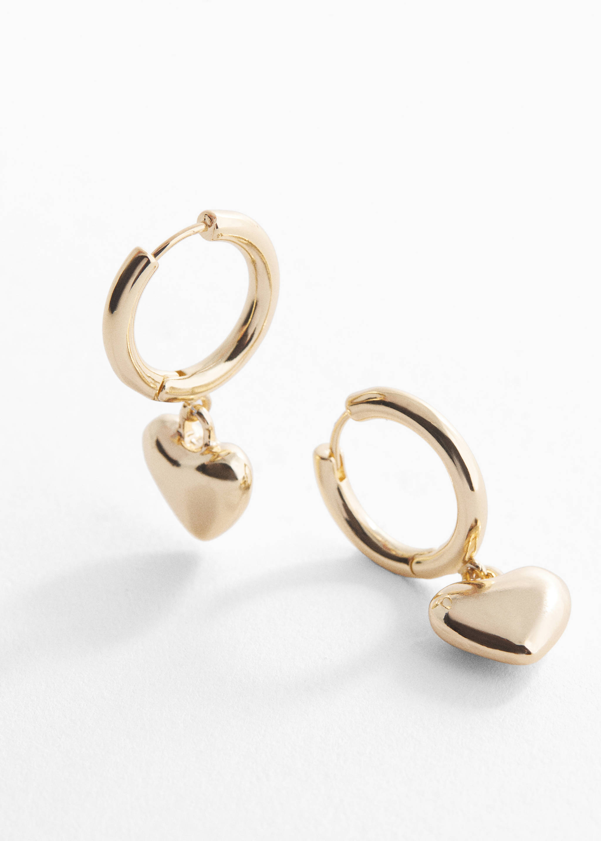 Pendientes corazón - Plano medio