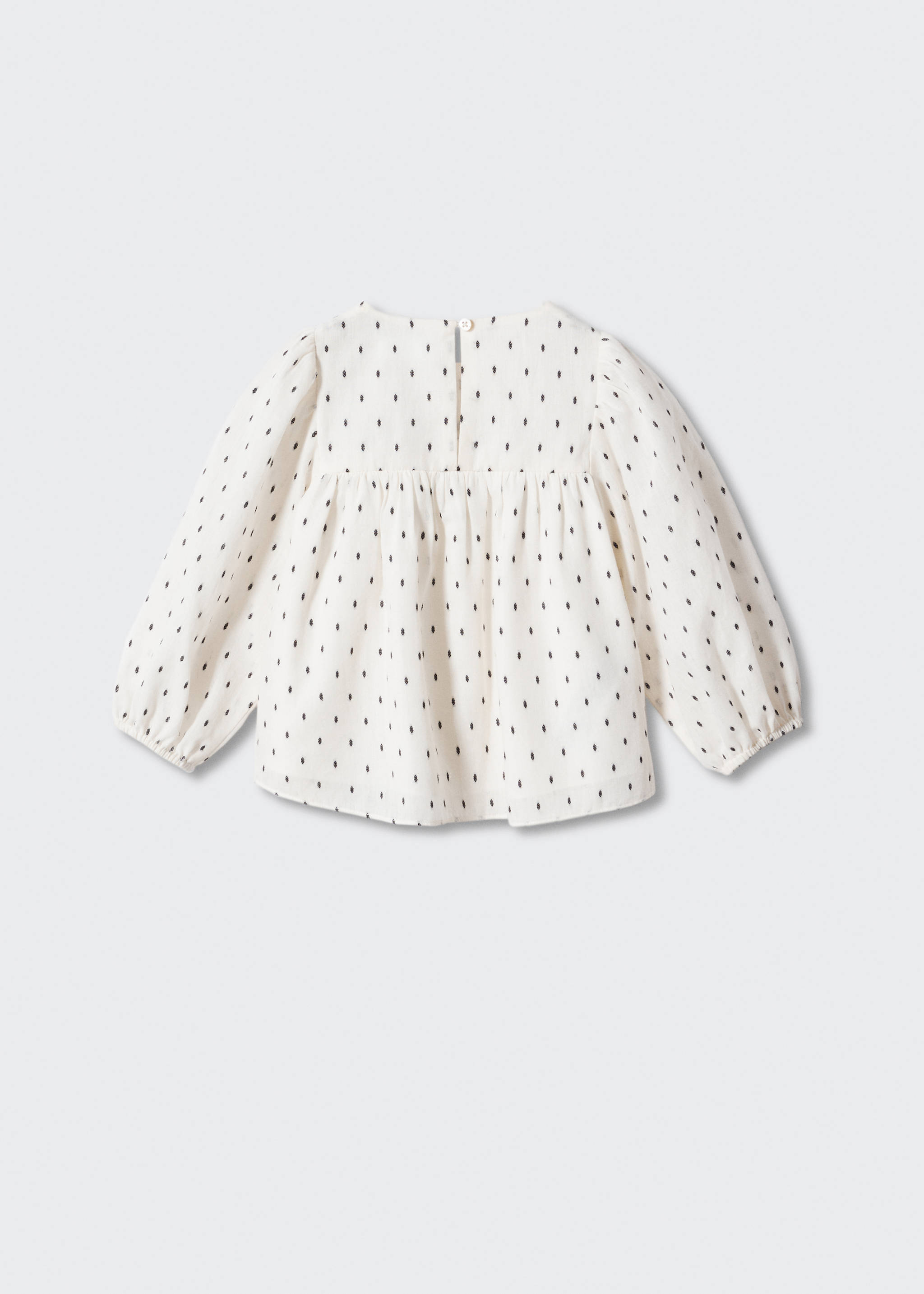 Brusa cotó estampada - Revers de l'article