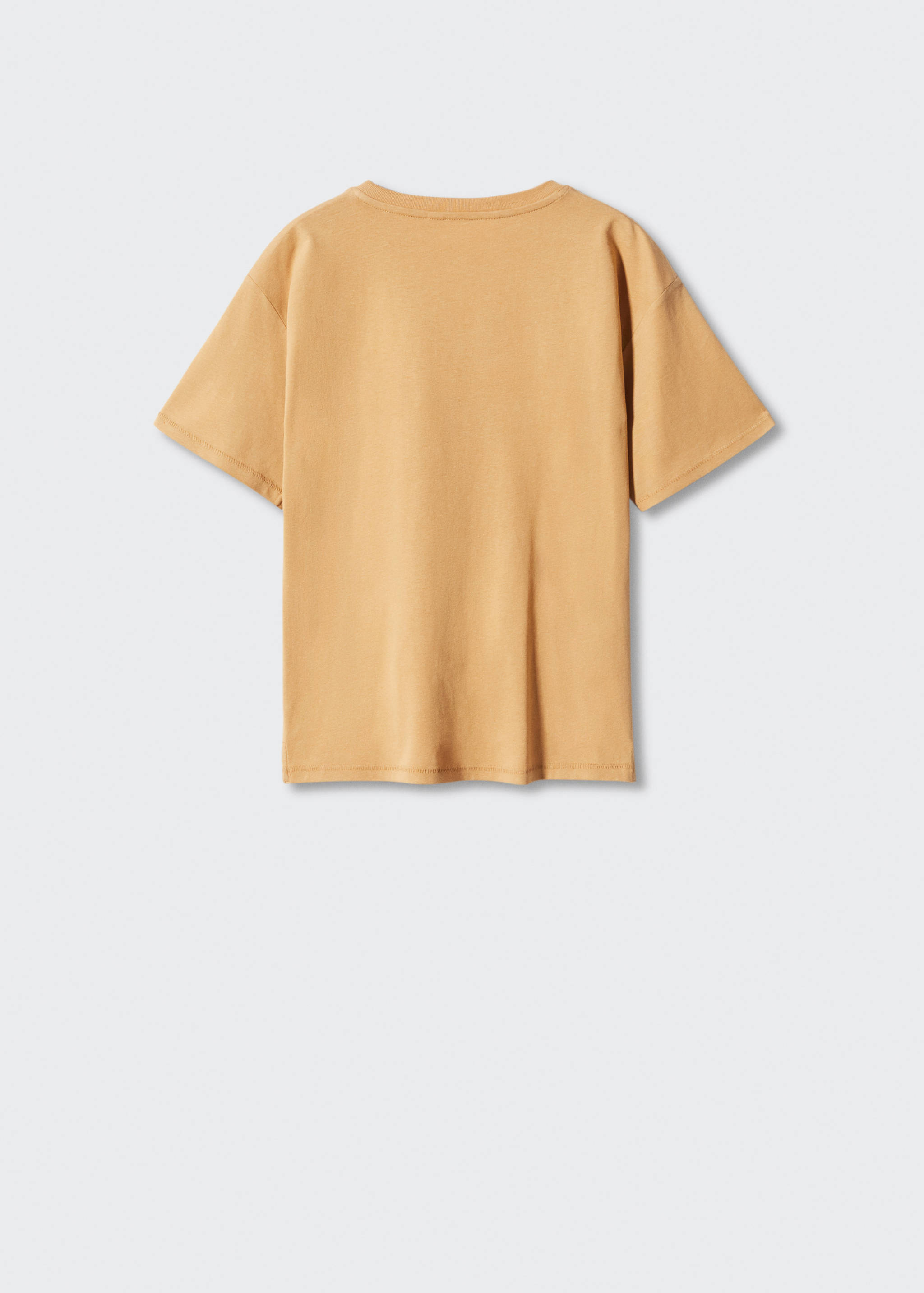 Printed cotton-blend T-shirt - Reverse of the article