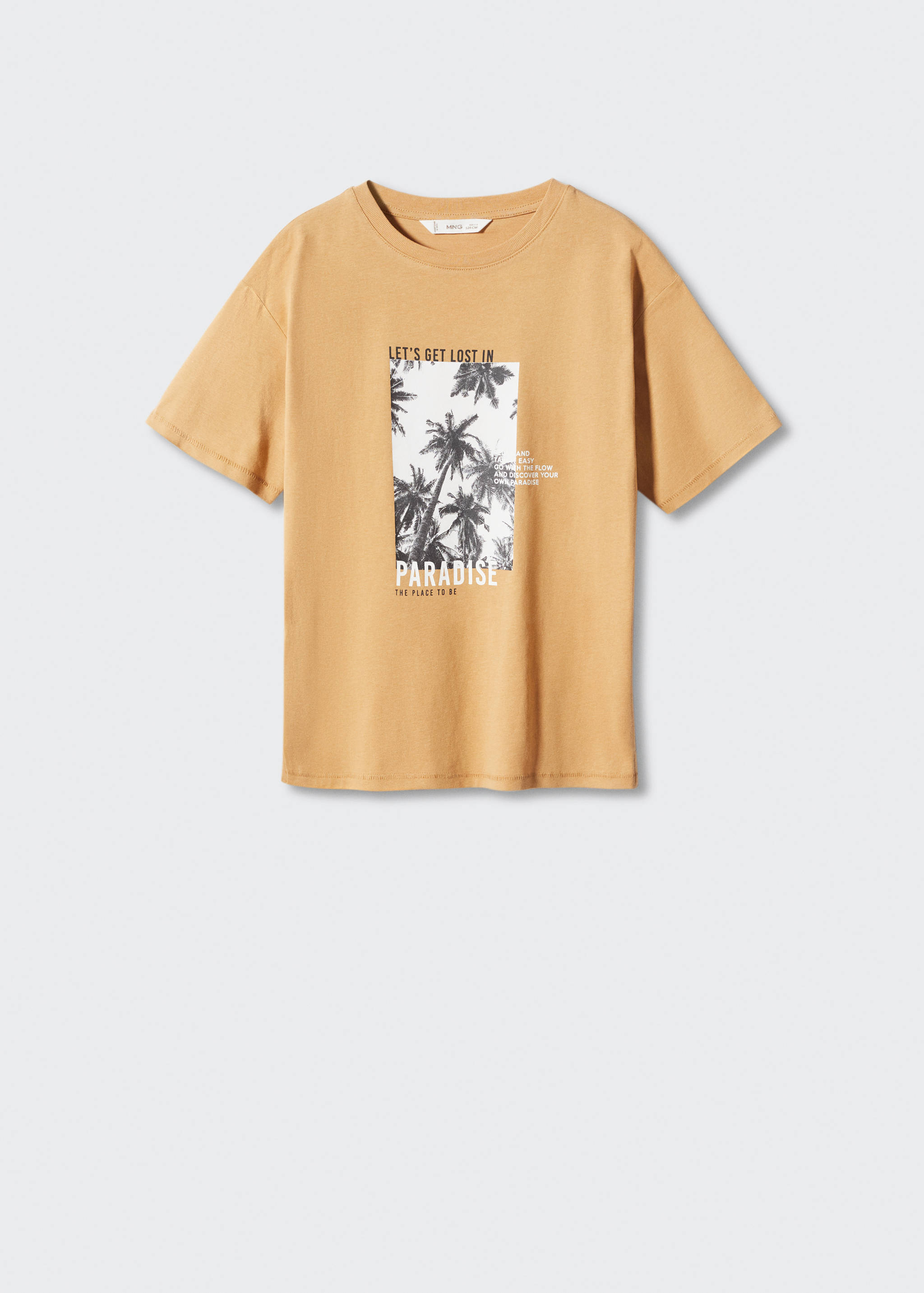 Printed cotton-blend T-shirt - Article without model