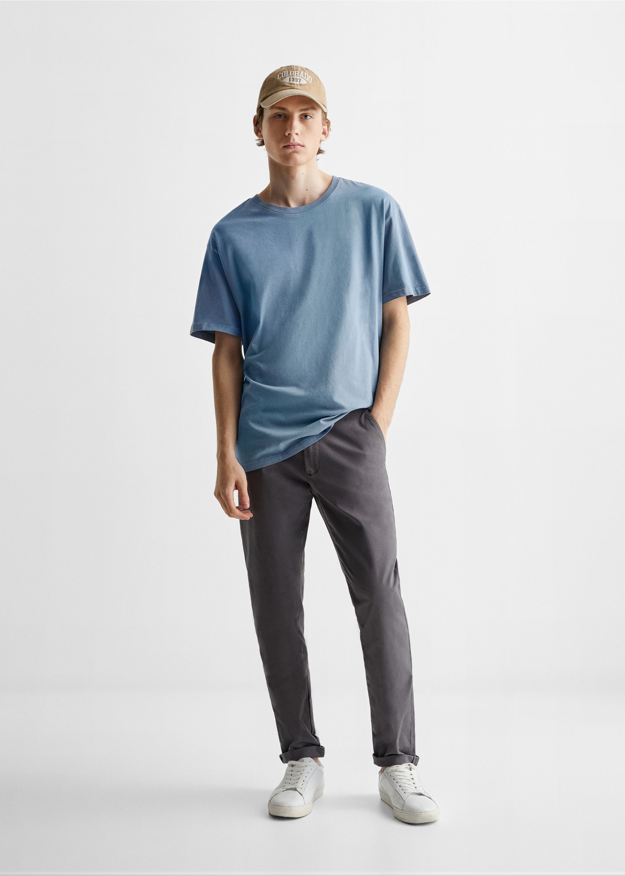 Basic oversized cotton t-shirt - General plane