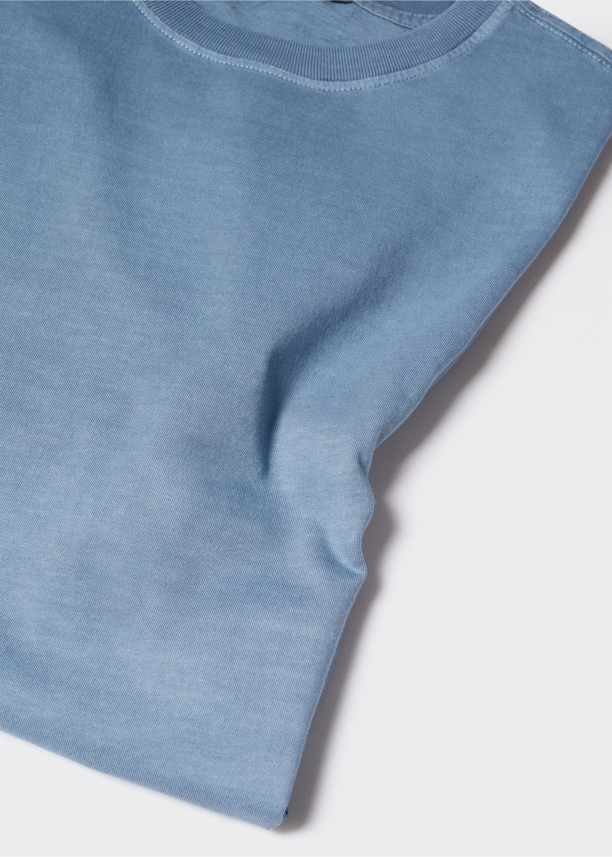 Basic oversized cotton t-shirt - Details of the article 8